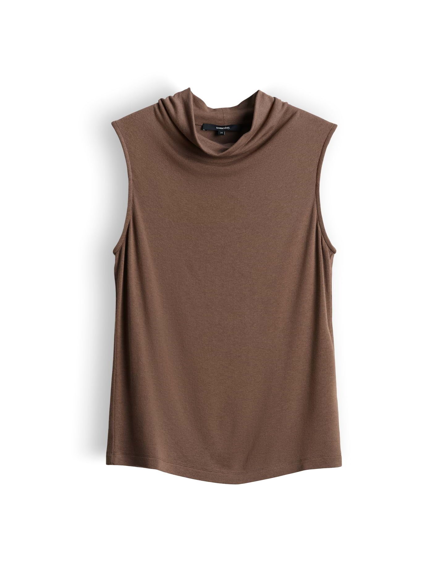 someday Shirttop Kanorie Wasserfallkragen für einen eleganten Fall