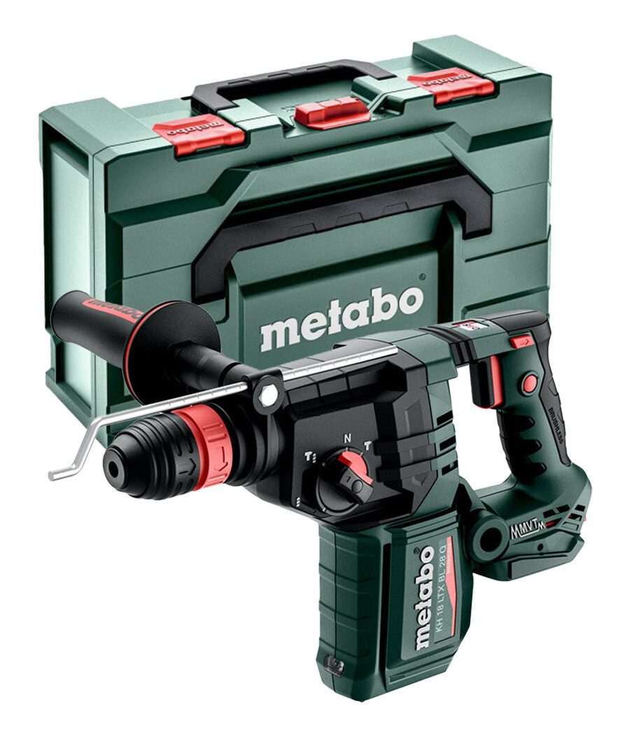 metabo Akku-Kombibohrhammer KH 18 LTX BL 28 Q, 18 V, max. 1000 U/min, Hammer Ohne Akku in metaBox 165 L