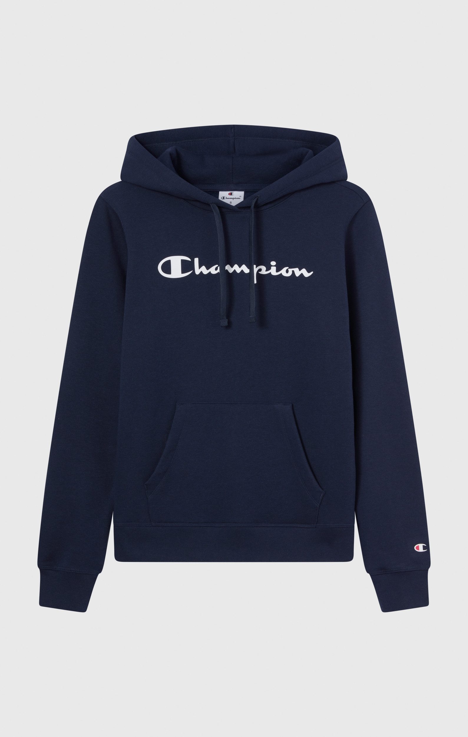 Champion Kapuzensweatshirt Damen Kapuzen-Sweatshirt mit Script-Logo Marineblau