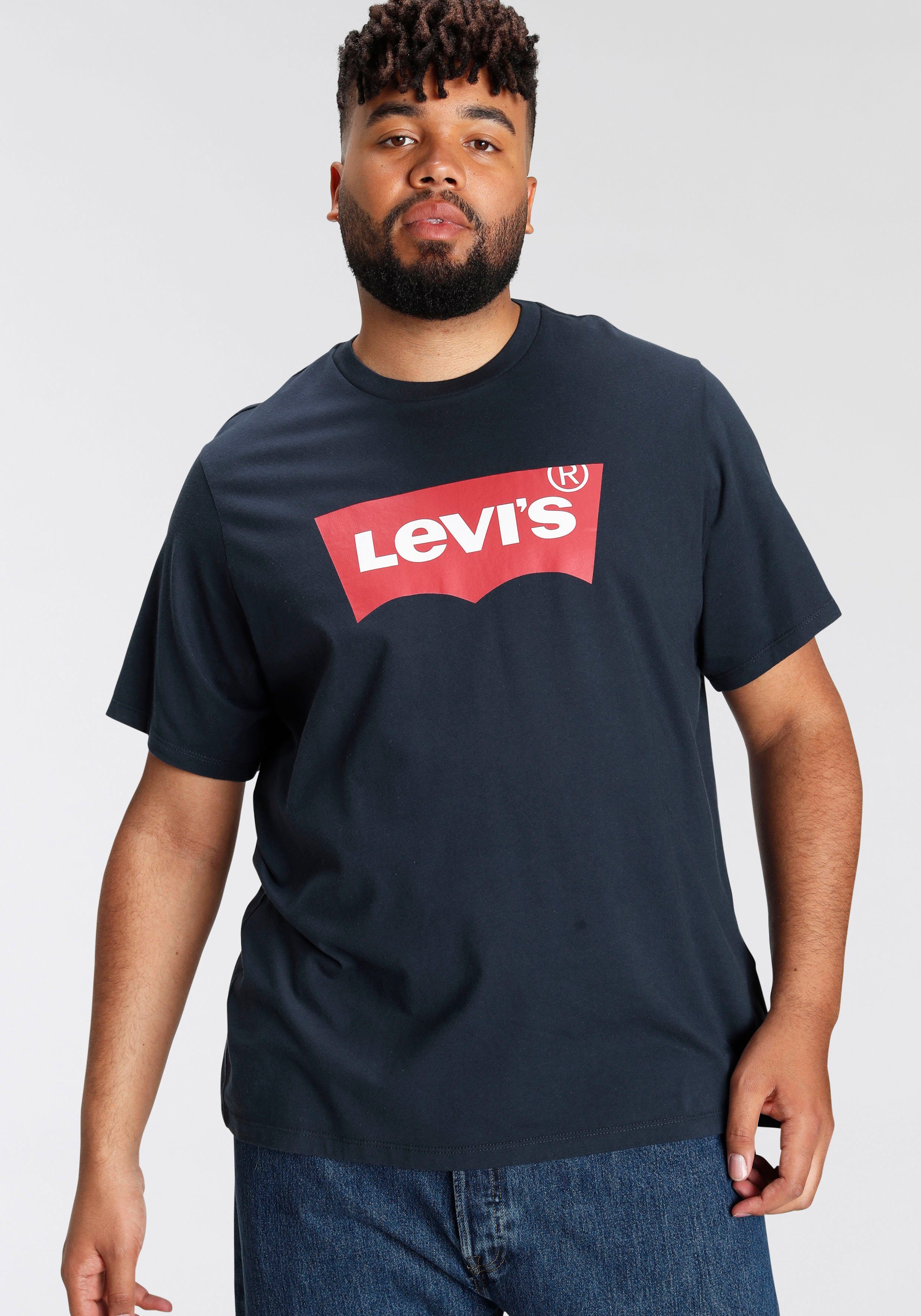 Levi's® Plus T-Shirt LE B&T BIG GRAPHIC TEE mit Logofrontprint BIG GRAPHIC TEE DRESS BLUES