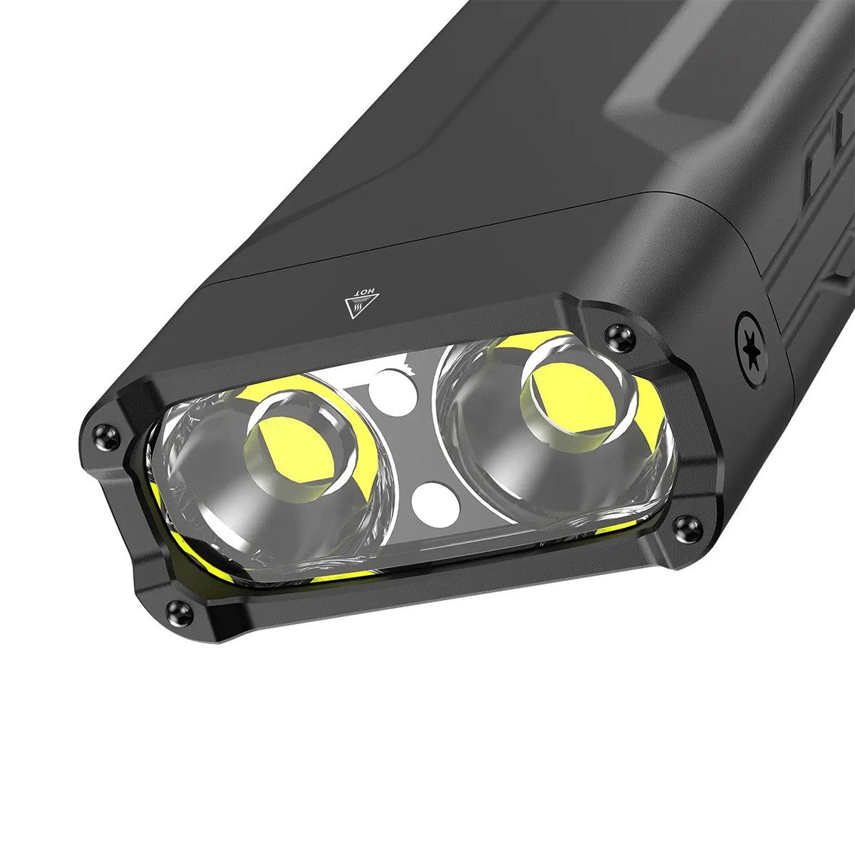 Klarus LED Taschenlampe X1 E Flat Tac 4200 Lumen - Taktische Taschenlampe