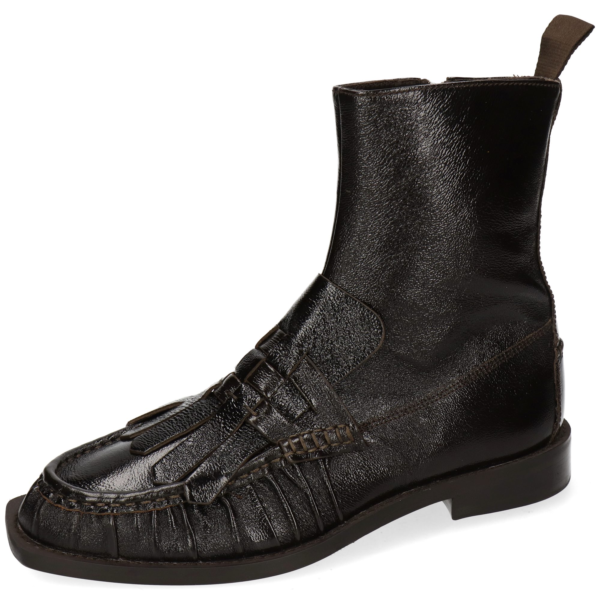 Melvin & Hamilton Gianna 31 Leder-Stiefeletten für Damen Stiefelette Flache Absätze, Echtes Leder