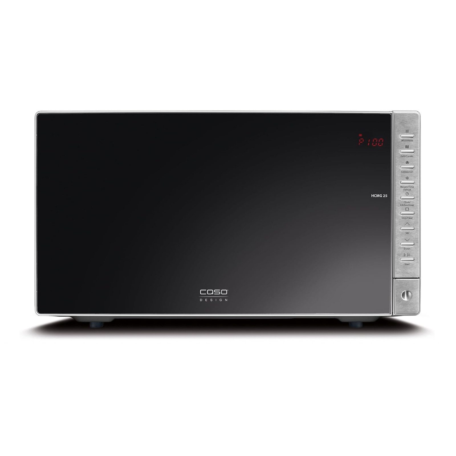 Caso Minibackofen 3354, Heißluft, Grill, 2500W, 25L Edelstahl, Touch-Display