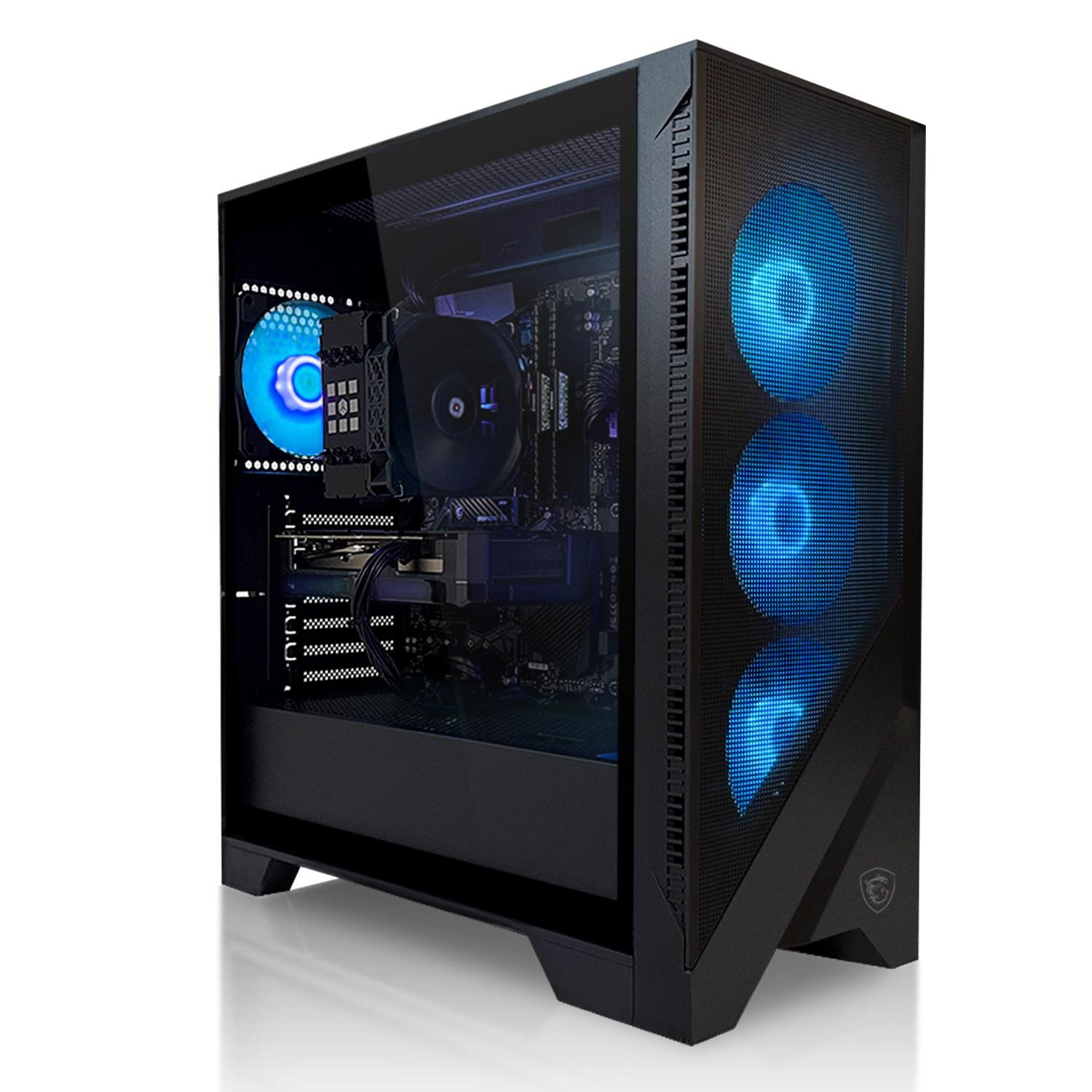 SYSTEMTREFF Gaming-PC (AMD 5800X 5800X, Radeon RX 7900 XTX, 32 GB RAM, Luftkühlung)