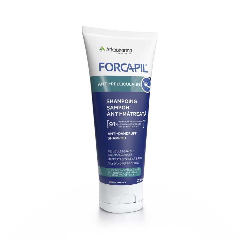 Arkopharma Haarpflege-Set, Forcapil, Haarshampoo, gegen Schuppen, 200 ml
