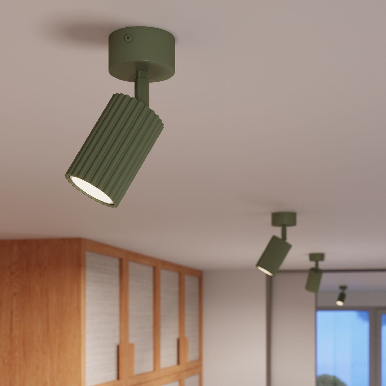 Licht-Erlebnisse Deckenstrahler BERTA, ohne Leuchtmittel, GU10 verstellbar Modern