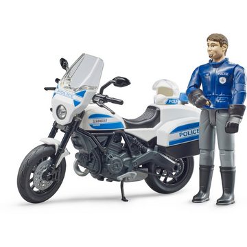Bruder® Spielzeug-Auto bworld Scrambler Ducati Polizeimotorrad