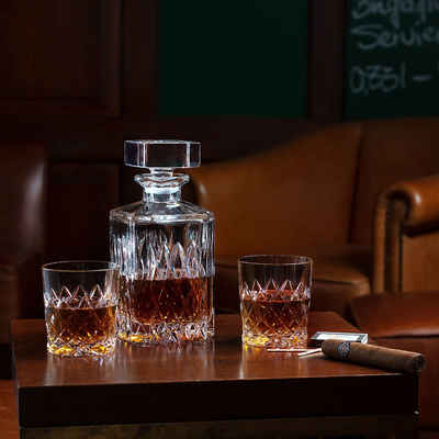 ARNSTADT KRISTALL Karaffe Whisky Karaffe Venedig (25 cm) - Kristallglas mundgeblasen · von Hand, (1-tlg)