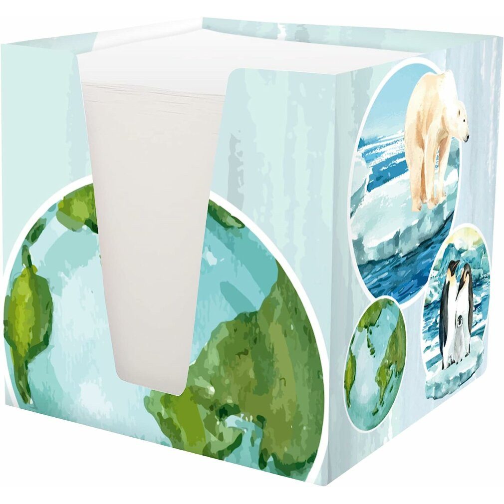 RNK Notizzettel Zettelbox 46799, World, mehrfarbig, Karton, inkl.: ca. 900 Notizzettel