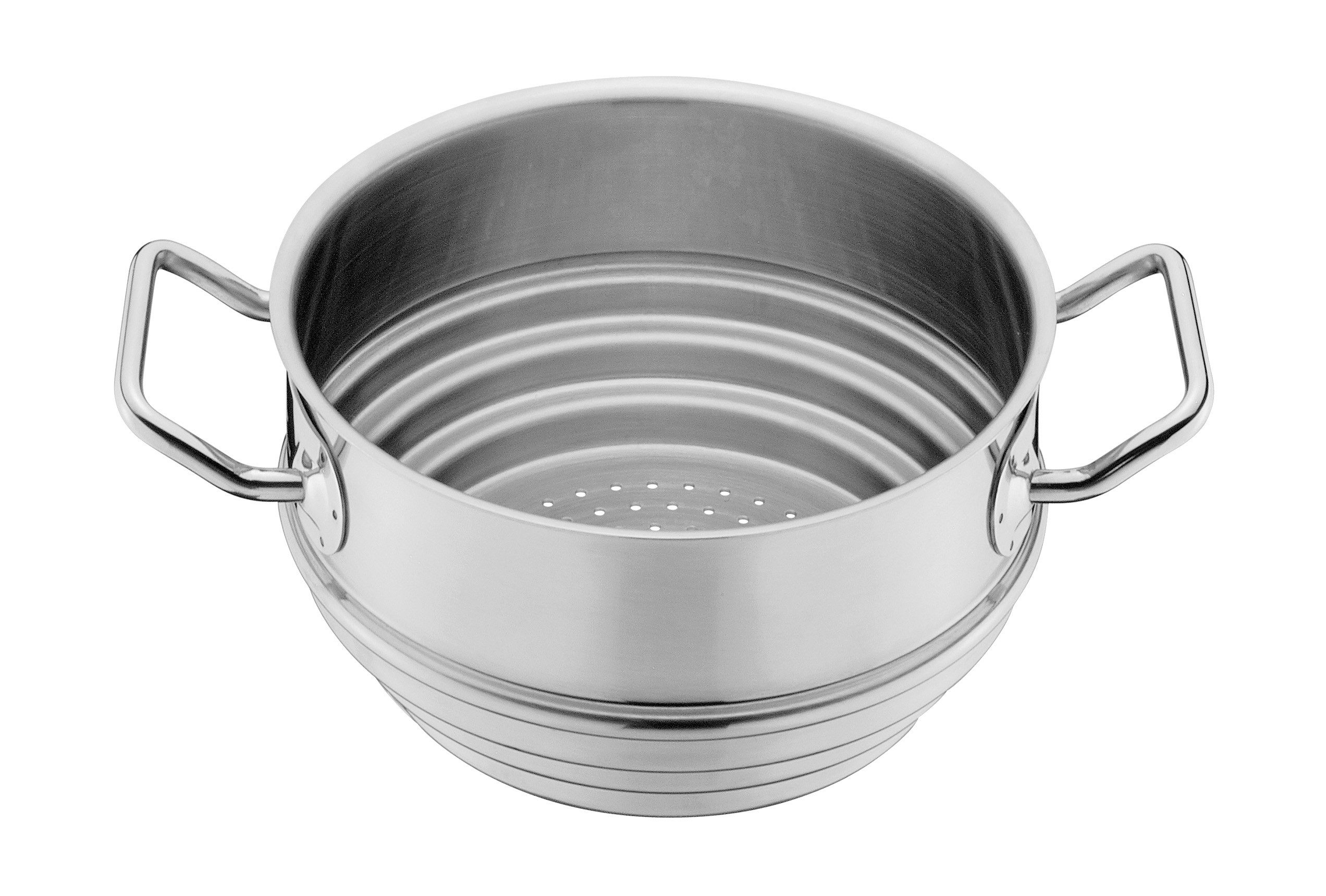 Spring Geschirr-Set Dämpfaufsatz 16-20 cm Brigade Premium, Edelstahl