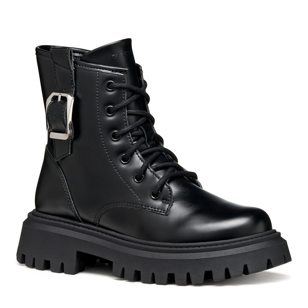 Geox GEOX MAQUINNENS, Boots in Schwarz für Kinder Stiefel