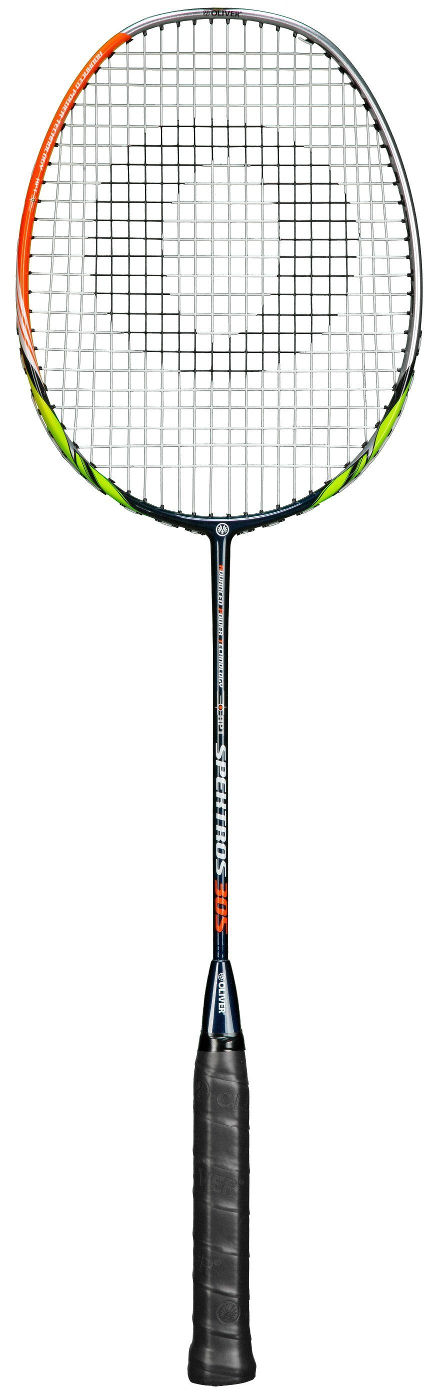 Oliver Badmintonschläger Spektros 305 (92 Gramm, ausgewogen, flexibel) - besaitet