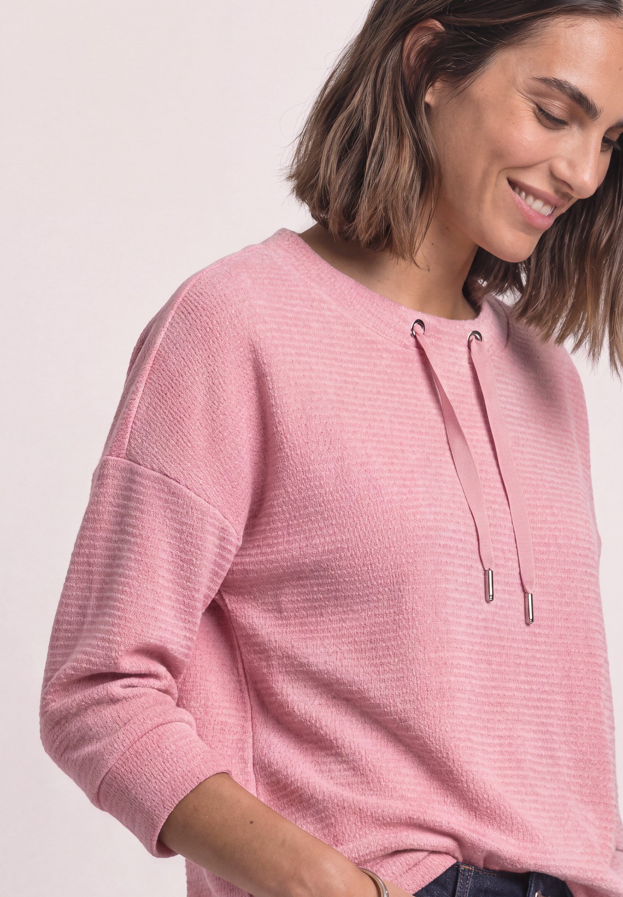 STREET ONE Langarmshirt 3/4-Arm Shirt mit U-Boot-Ausschnitt – Bild 2 von 5
