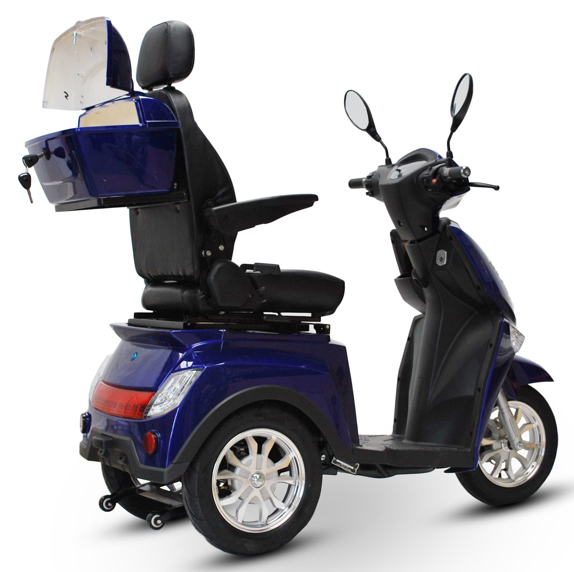 ECO inkl. Seniorenmobil, Topcase Watt Elektromobil km/h, 25,00 Blau 1000,00 504 ENGEL 1000 25 W, Elektro ECO Roller km/h ENGEL