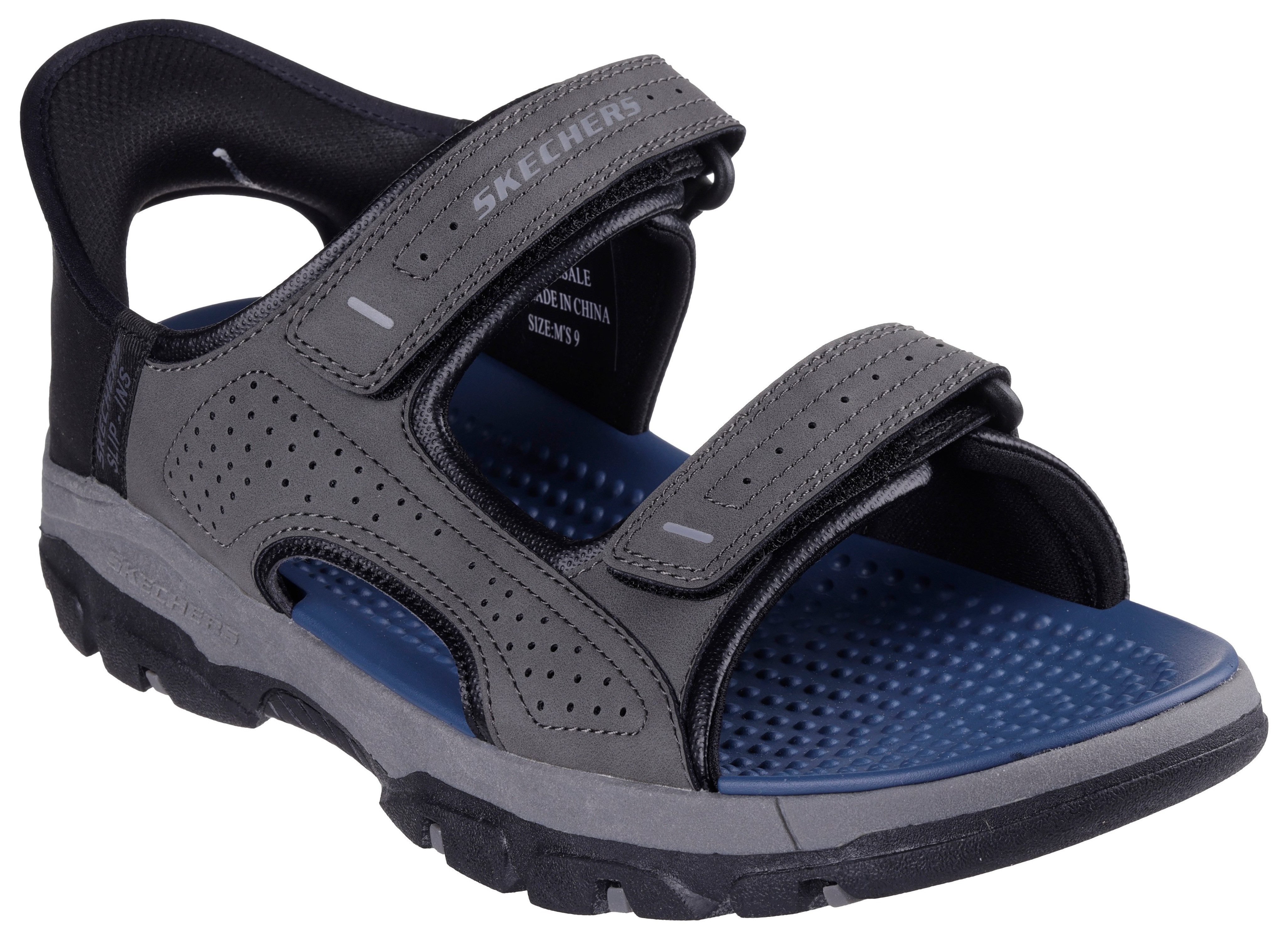 Skechers TRESMEN-REECE Outdoorsandale, Trekking Sandale, Outdoorschuh mit Heel Pillow Funktion