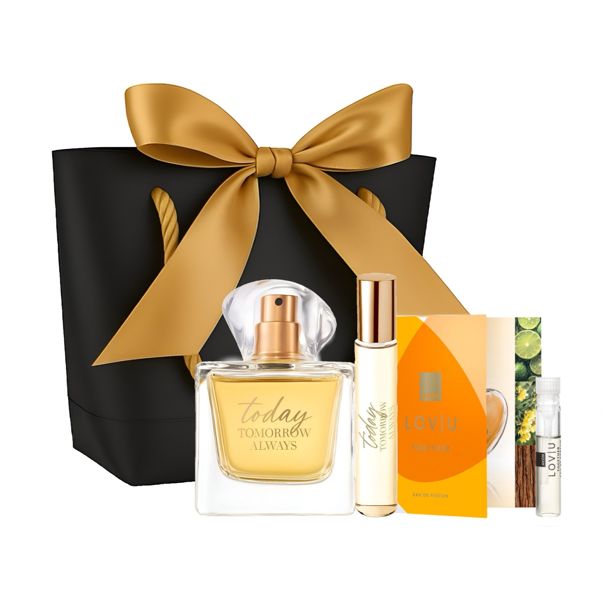 AVON Cosmetics Парфюми TTA TODAY 50 ml Spray 10 ml Geschenkset, 4-tlg., Harmonischer Damenduft in Glasflakon