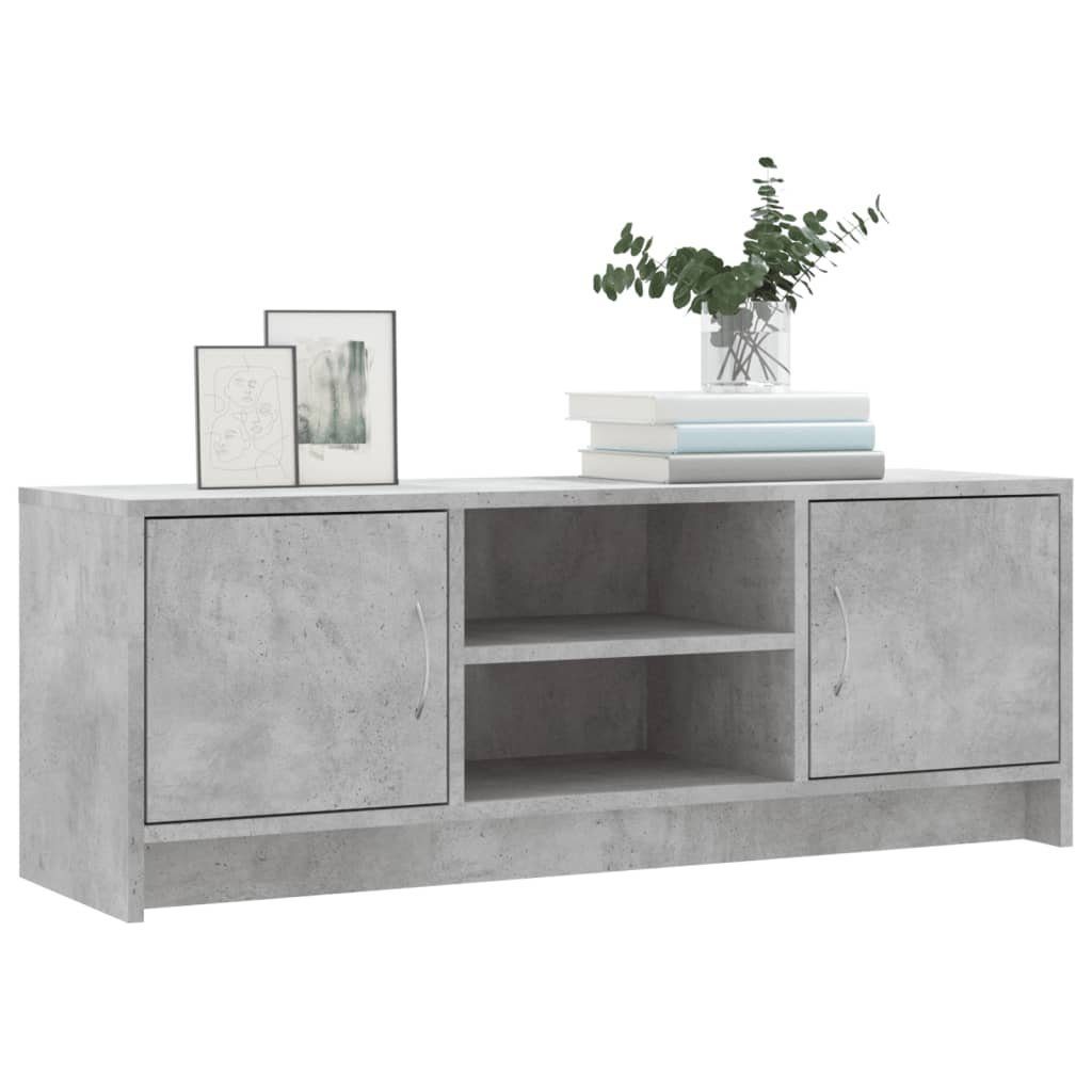 vidaXL TV-Schrank NA TV-Schrank Betongrau 102x30x37,5 cm Spanplatte TV-Lowboard
