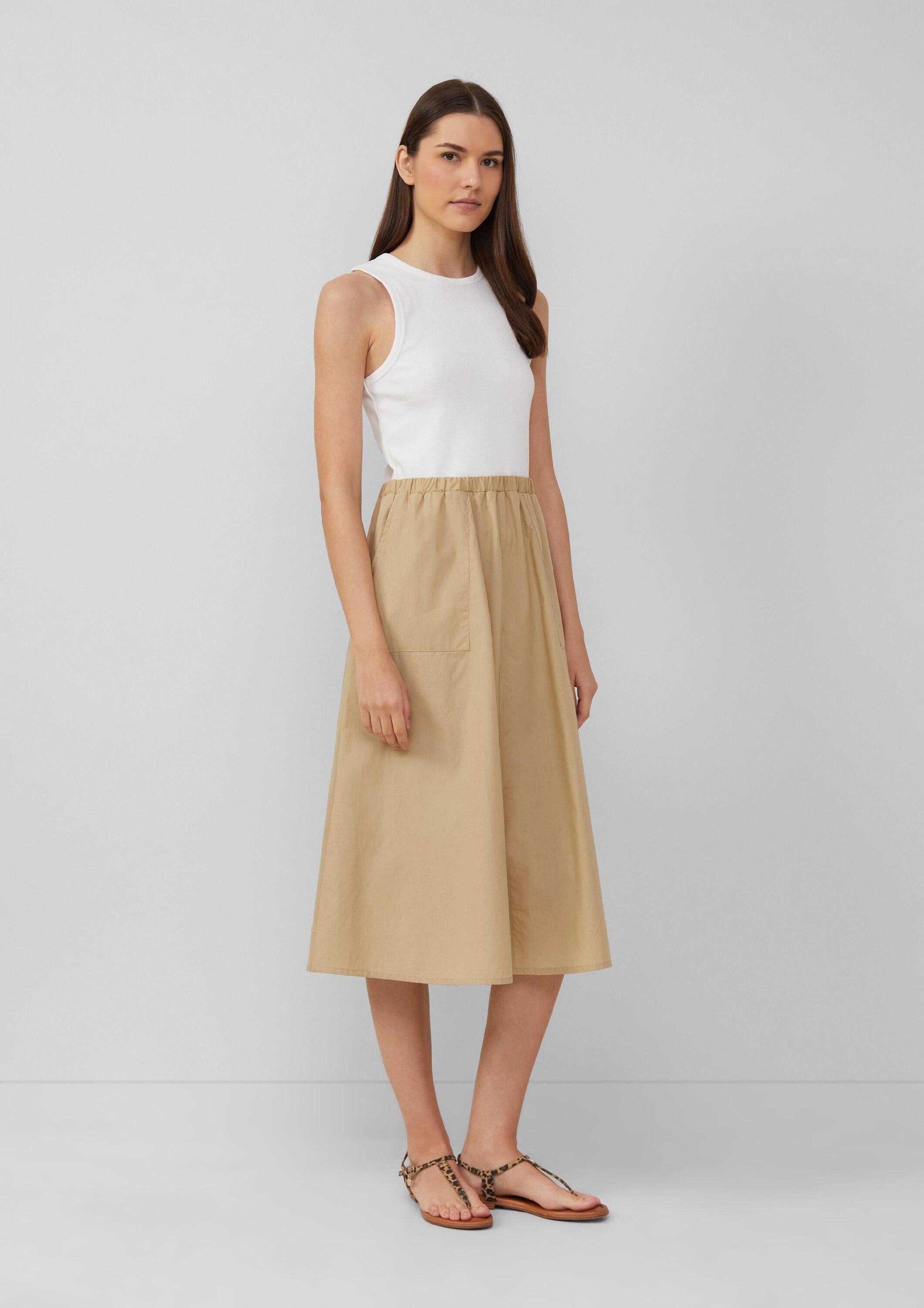 s.Oliver Midikleid Kleid Ärmelloses Midikleid im Fabricmix