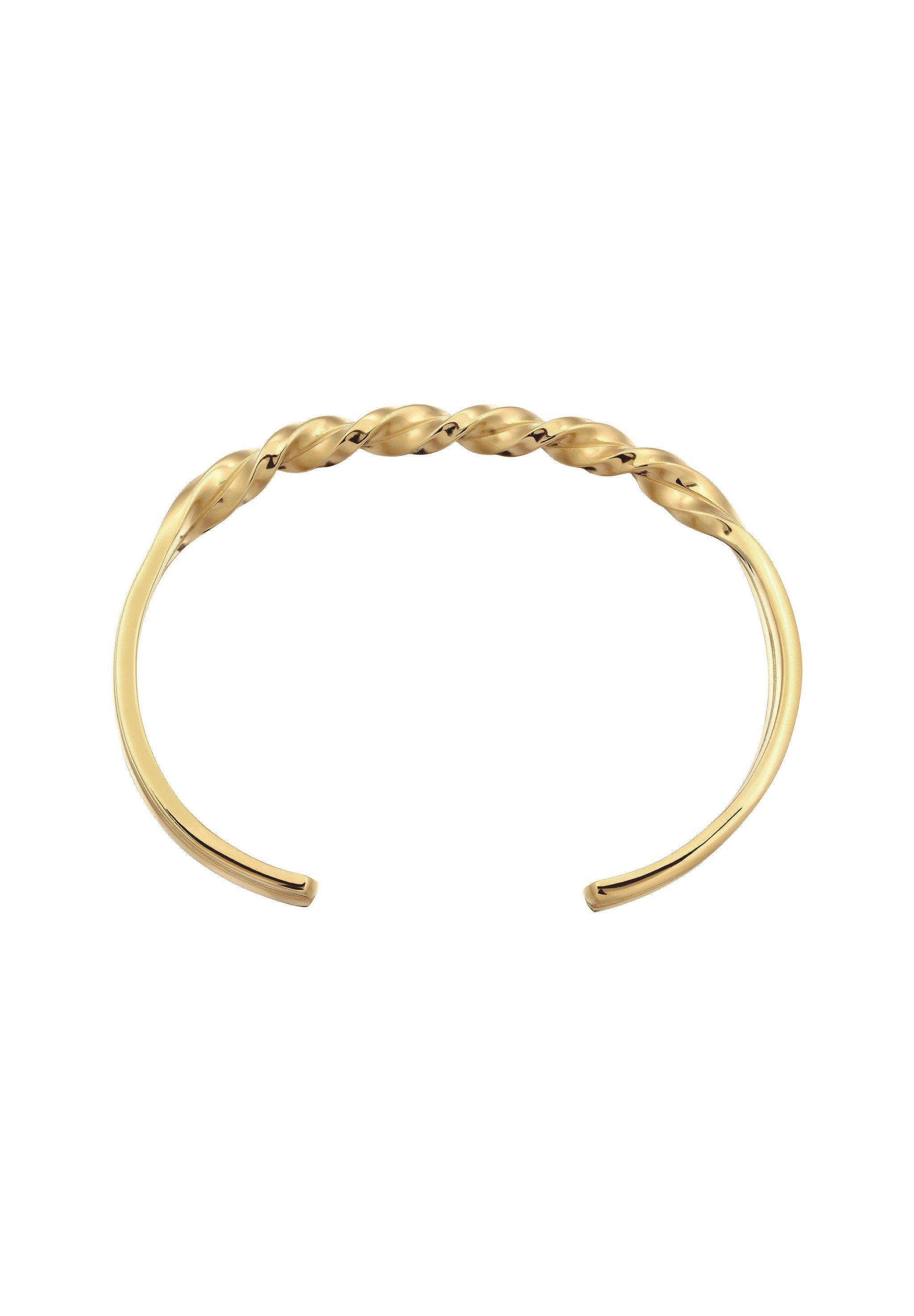 Kuzzoi Armreif Armreif Twist Look 925 Sterling Silber (kein Set)