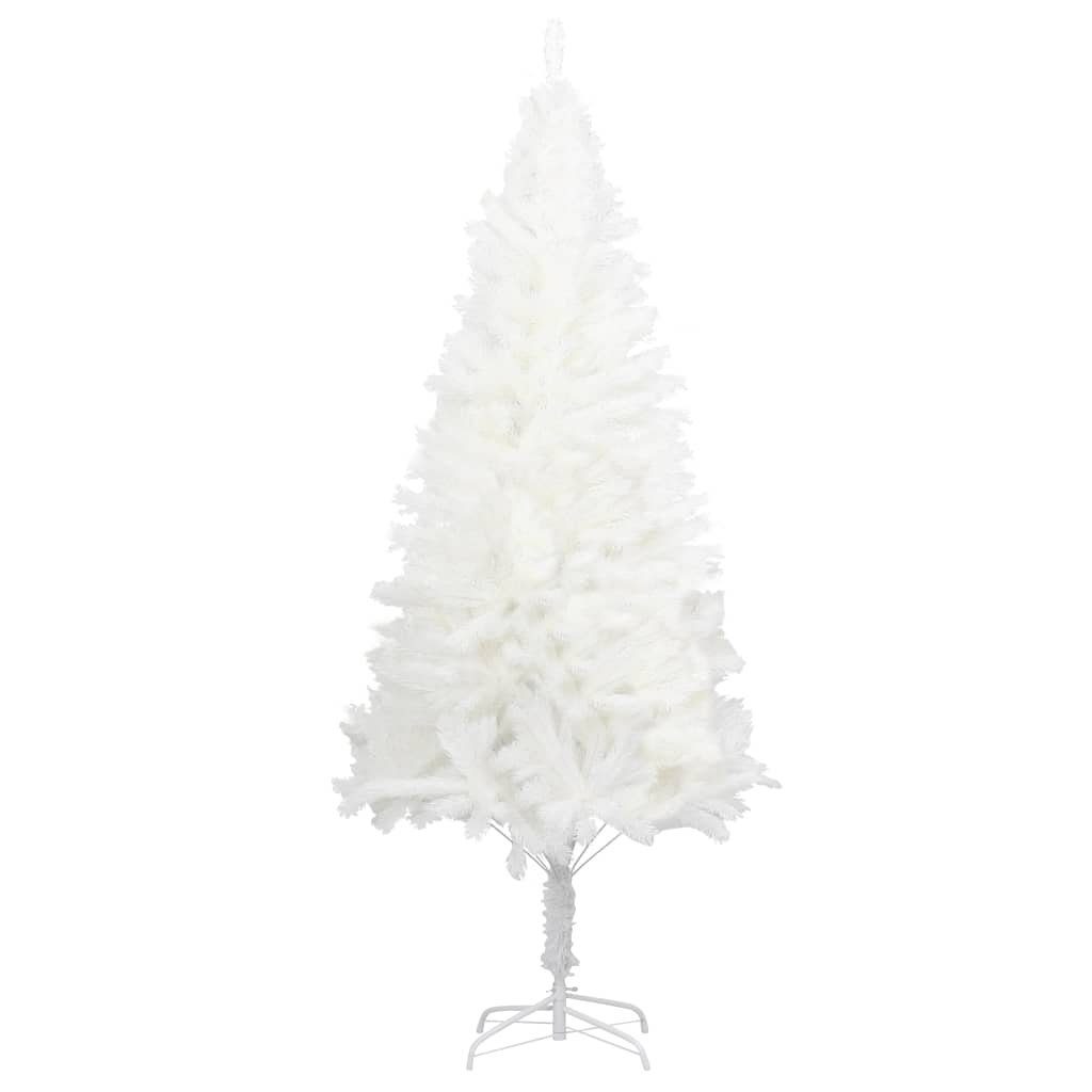 vidaXL Künstlicher Weihnachtsbaum Künstlicher Weihnachtsbaum Naturgetreue Nadeln Weiß 120 cm