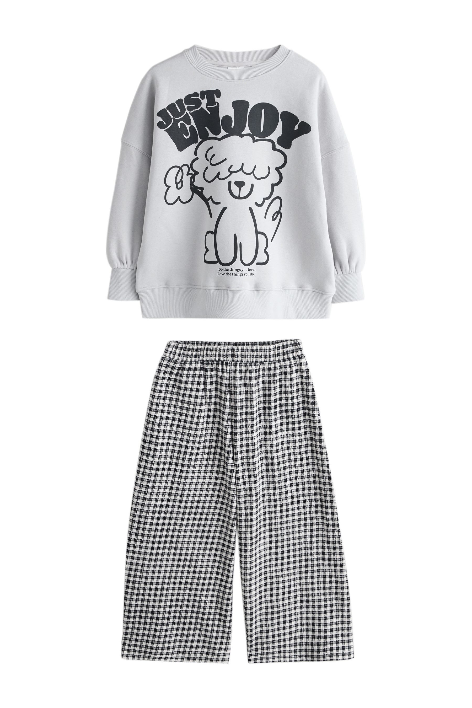 Grey/Gingham Dog