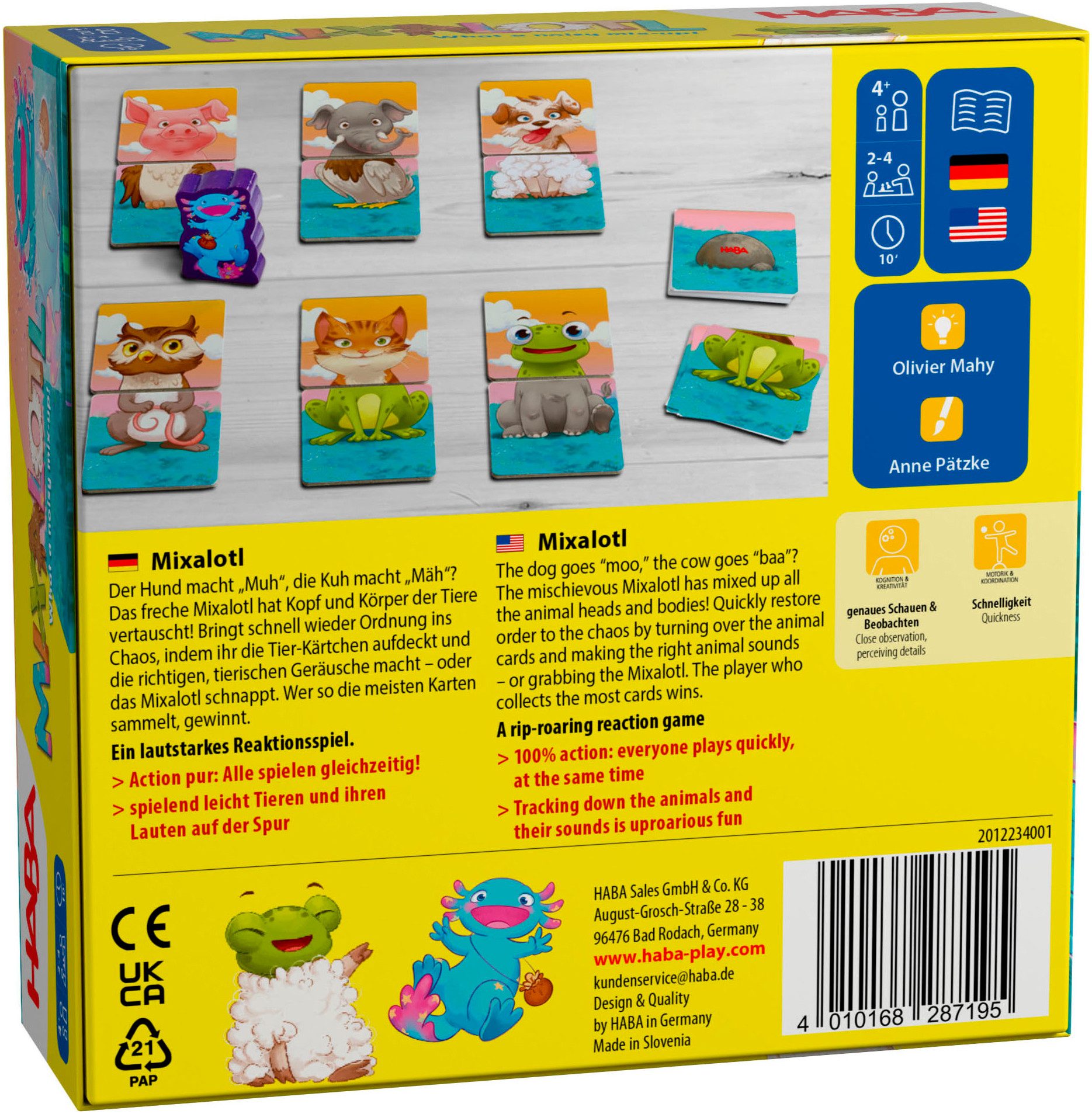 Haba Spiel Mixalotl, Familienspiel