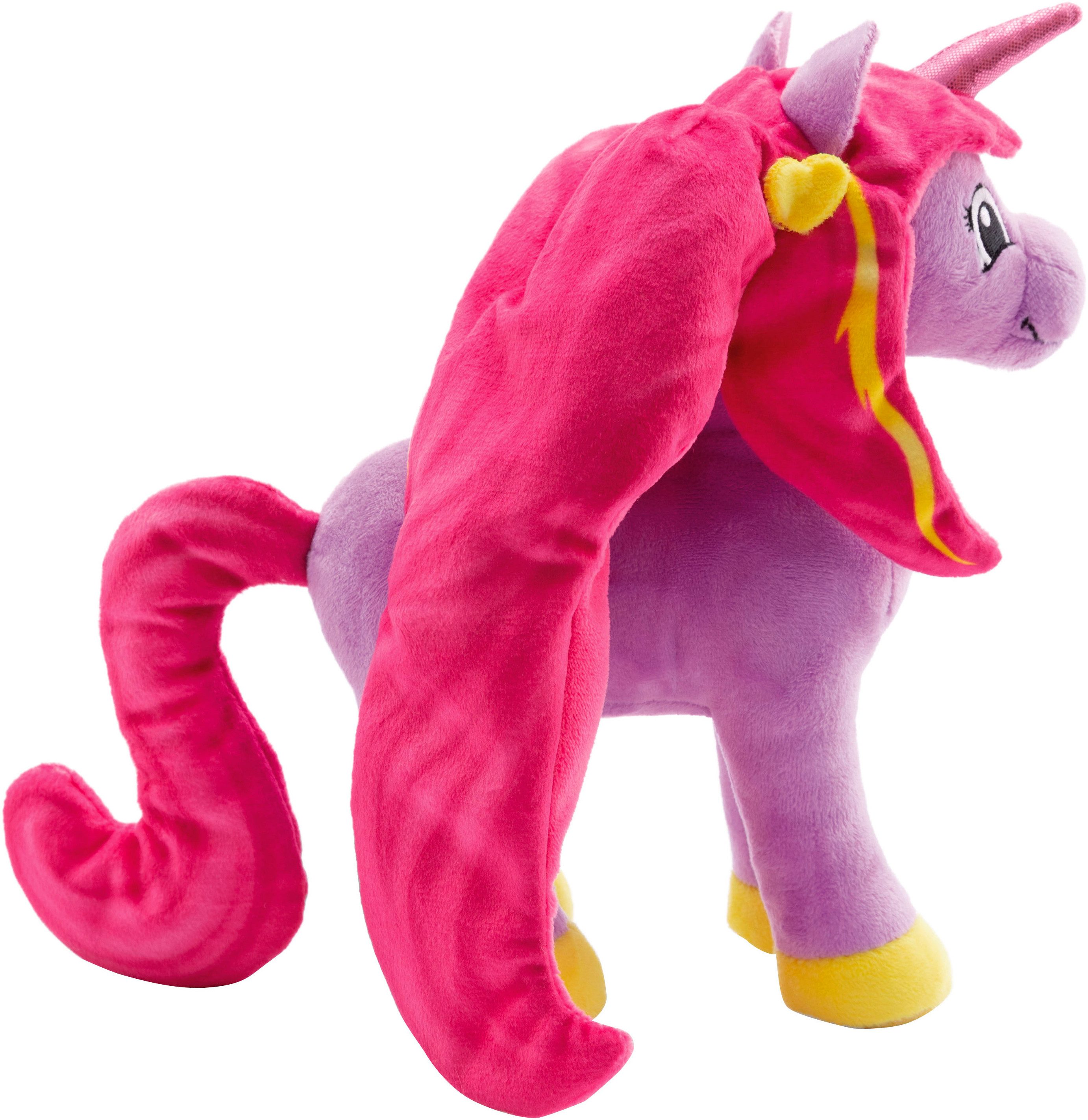 Nici Kuscheltier Lissy PONY, Einhorn Mandy lila-pink, 22 cm stehend