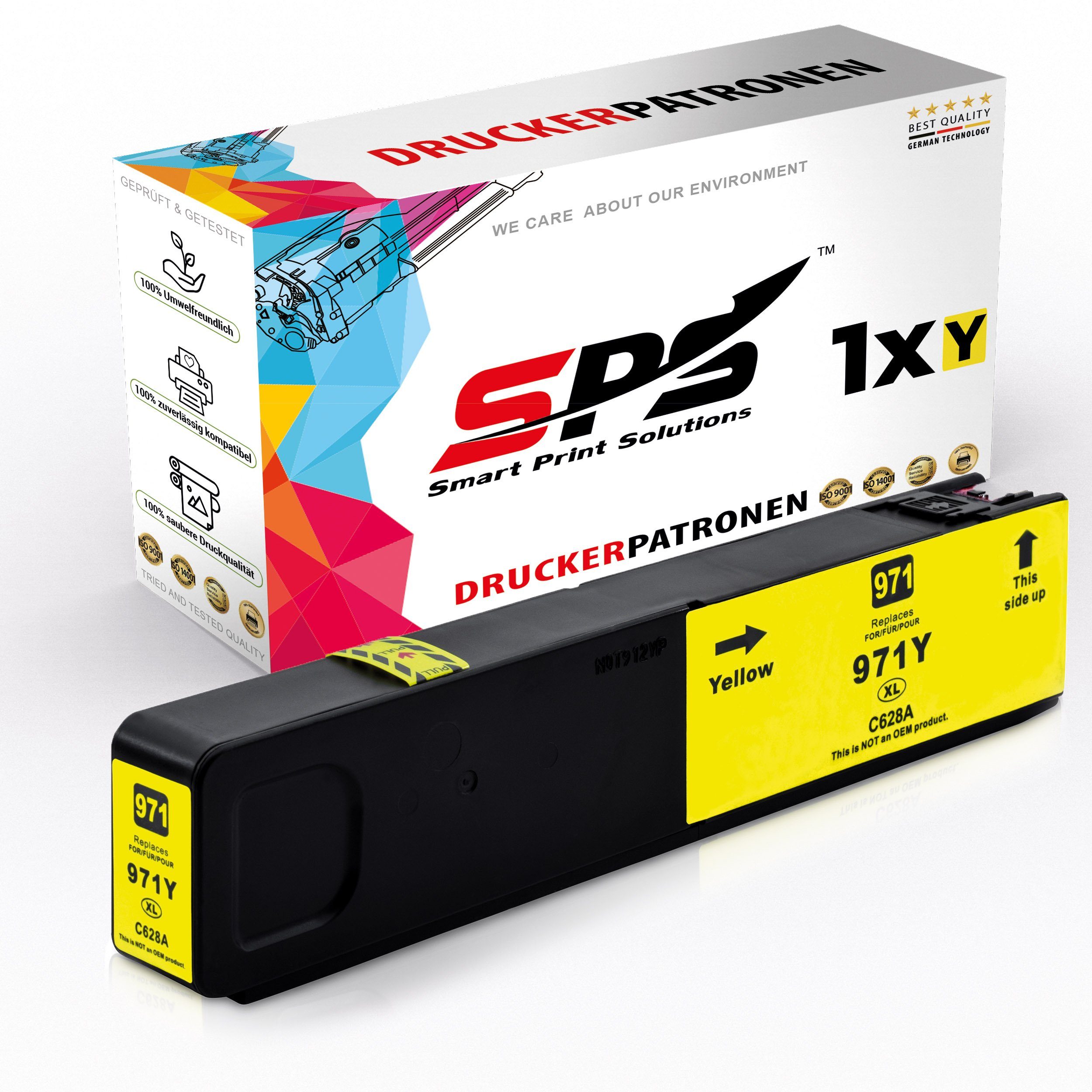 Pack) Officejet (1er 971XL für CN628AE X451 Pro HP SPS Kompatibel Tintenpatrone