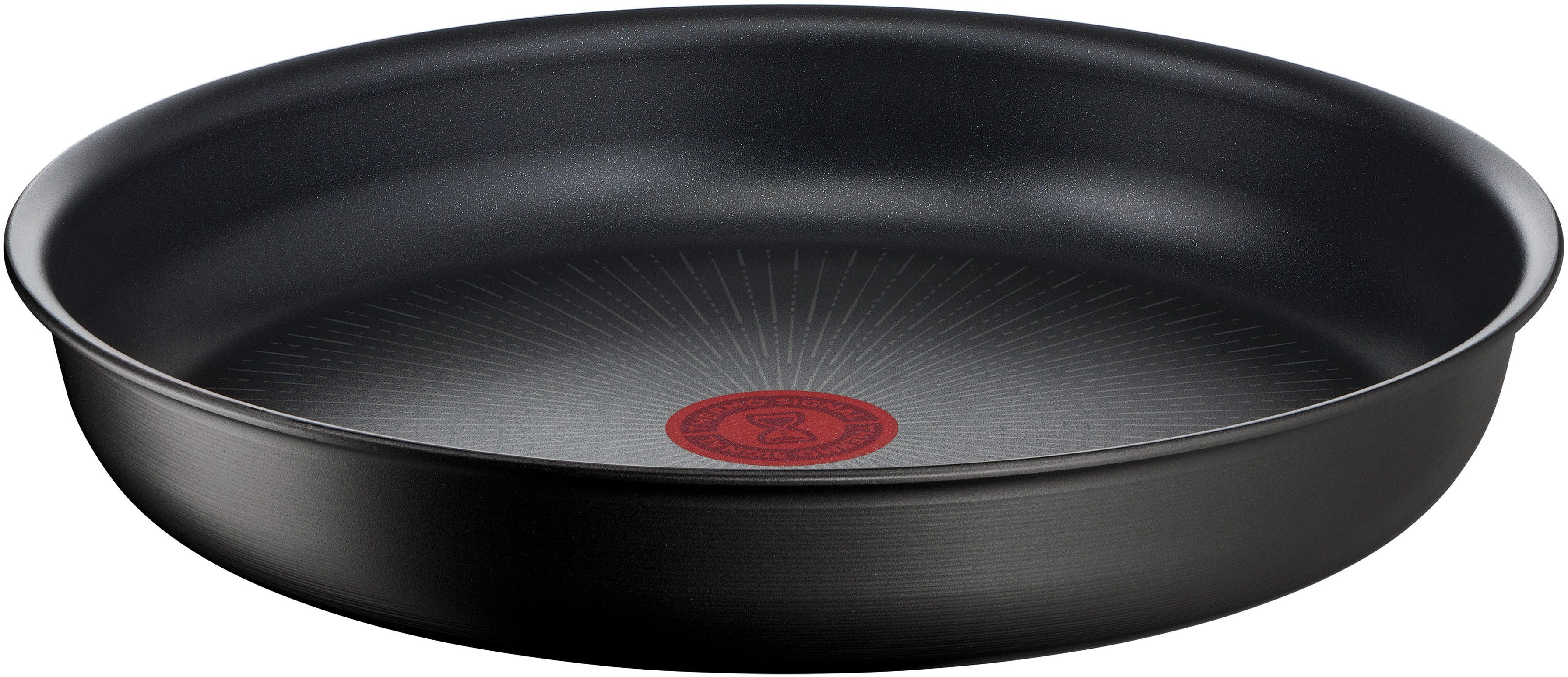 Tefal Bratpfanne Ingenio Unlimited (die Lieferung erfolgt ohne Griff), Aluminium (1-tlg), stapelbar, Antihaftversiegelung, Thermo-Signal, Induktion