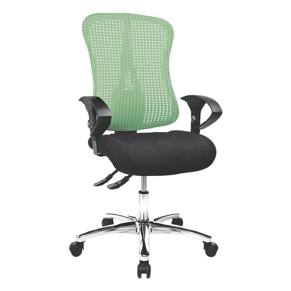 TOPSTAR Schreibtischstuhl Sitness 90, mit Armlehnen, Muldensitz und  3D-Sitzmechanik