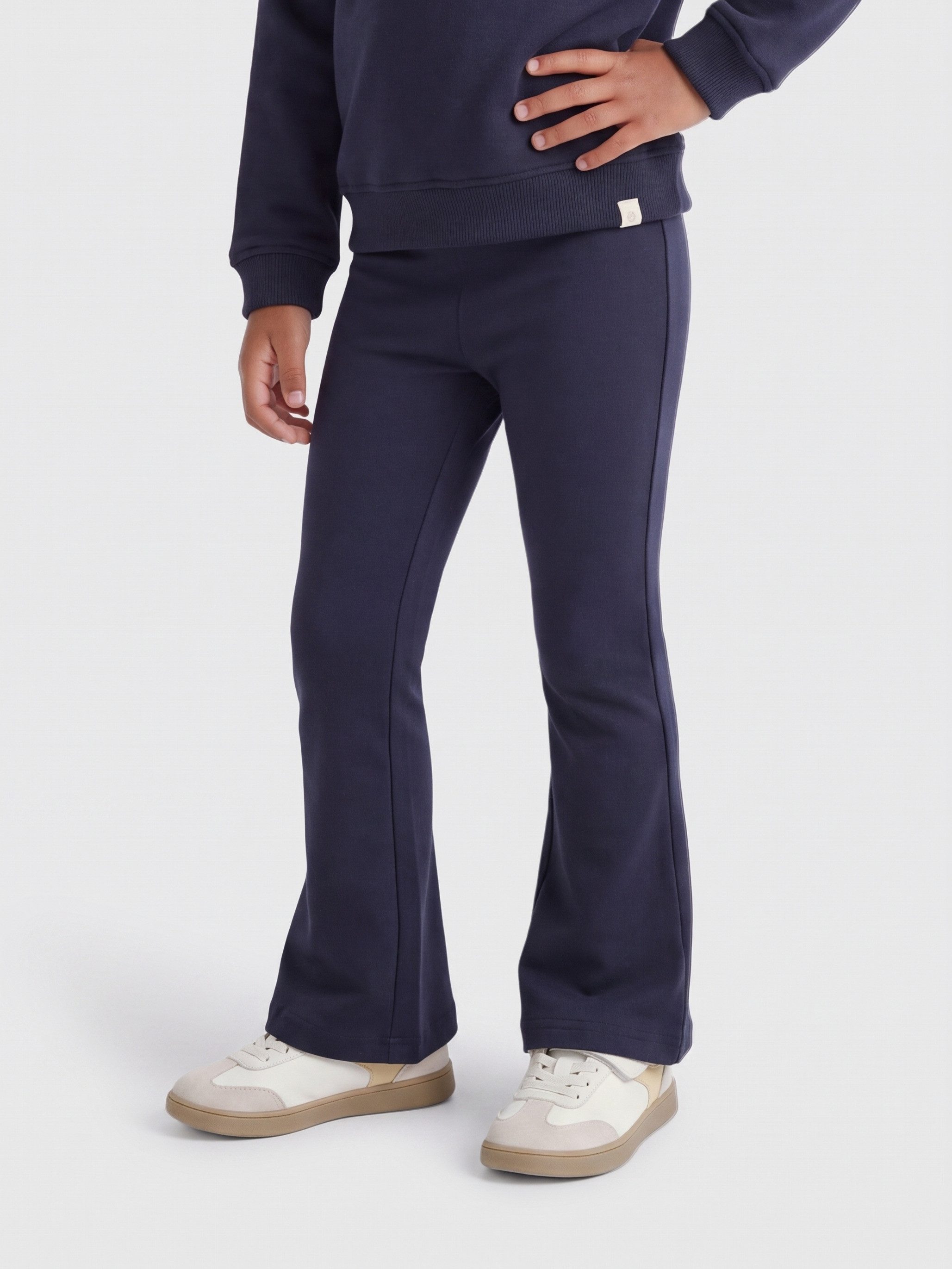 KIDS ONLY Jerseyhose KMGPAIGE LIFE FLARED PNT NOOS mit ausgestelltem Bein