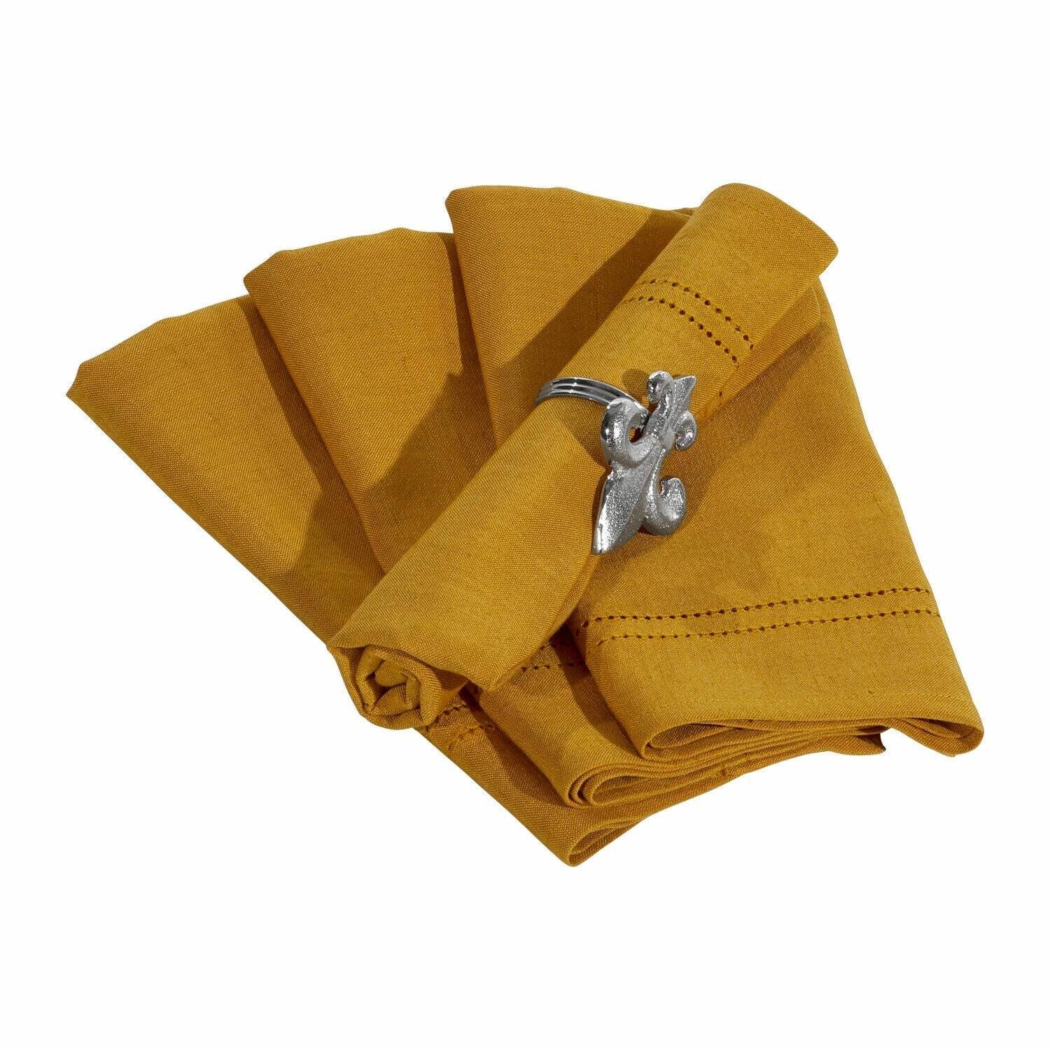 Stoffserviette Serviette 4er Set Thayer gelb