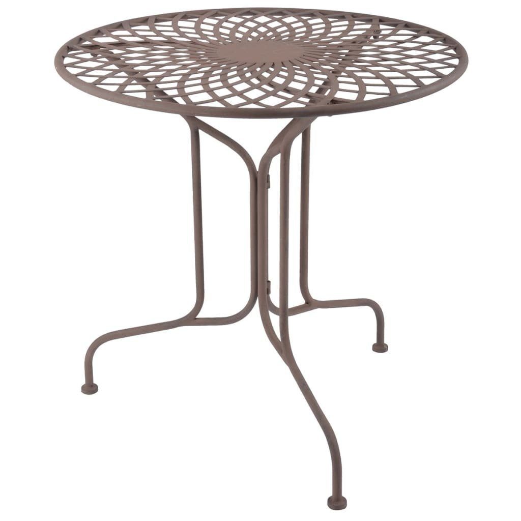 esschert design Gartentisch Gartentisch aus Metall im Altenglischen Stil MF007