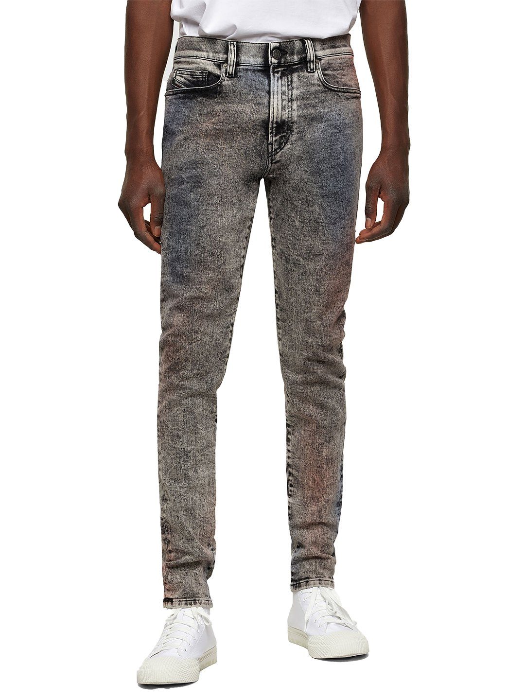 Diesel Skinny-fit-Jeans Marmor-Look - D-Amny 009VG