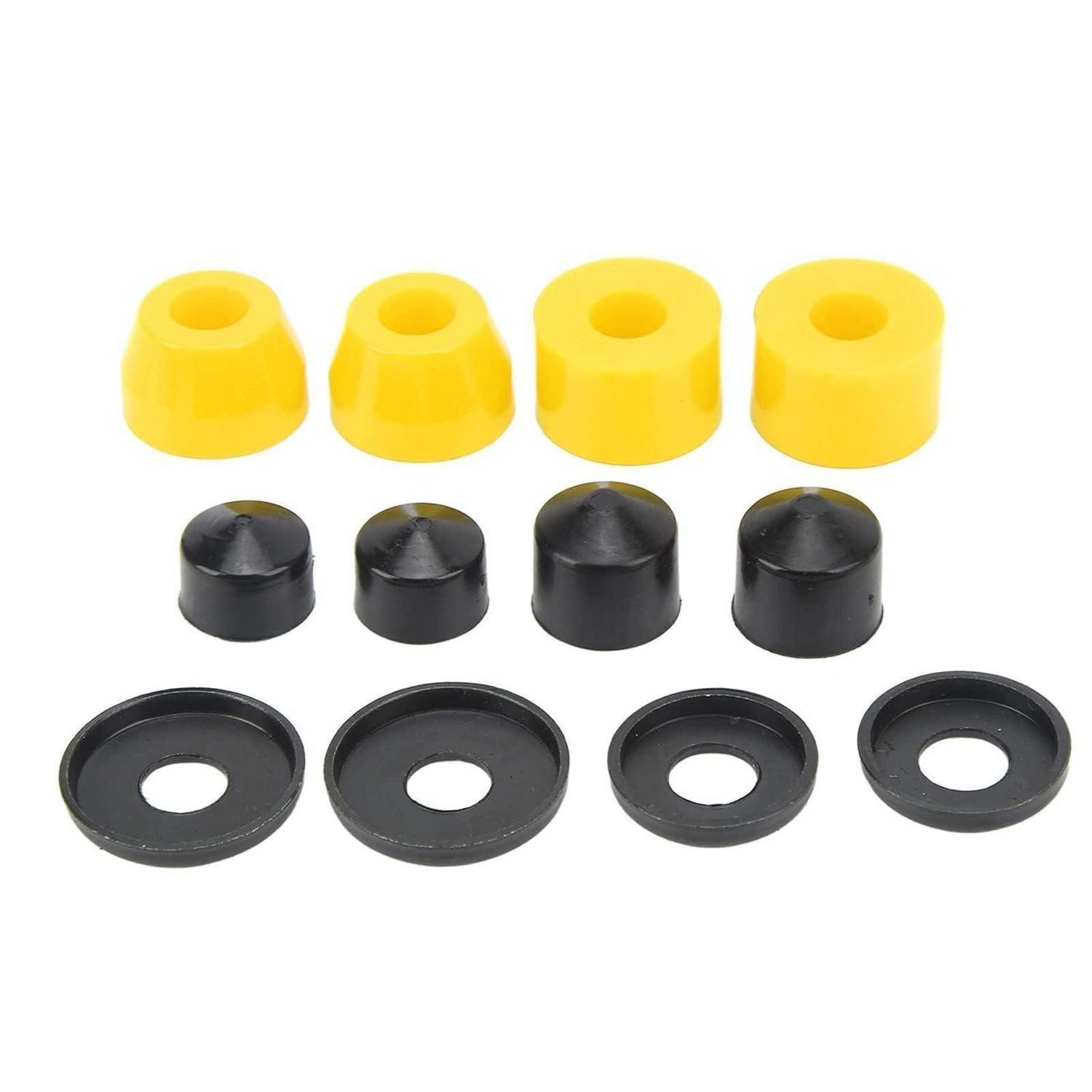 LuxusKollektion Longboard Skateboard Buchsenset 12 St. PU 90A Gelb
