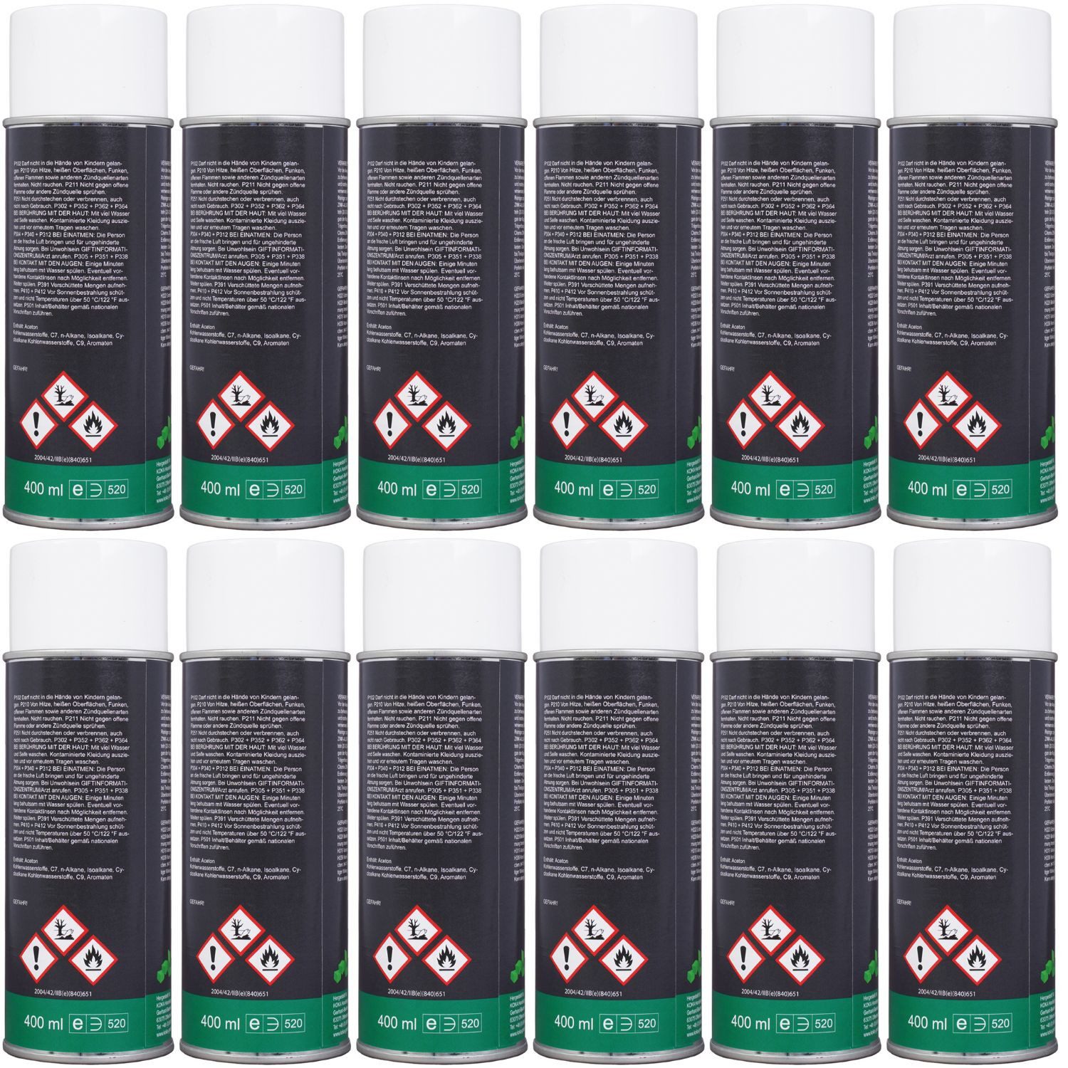 Thumbnail - KOKA Sprühlack-Grundierung 12x Zinkspray Zink Alu Spray Hell Silber Matt, 12x 400ml, 12-tlg., 12x 400ml, Rostschutz Korr...