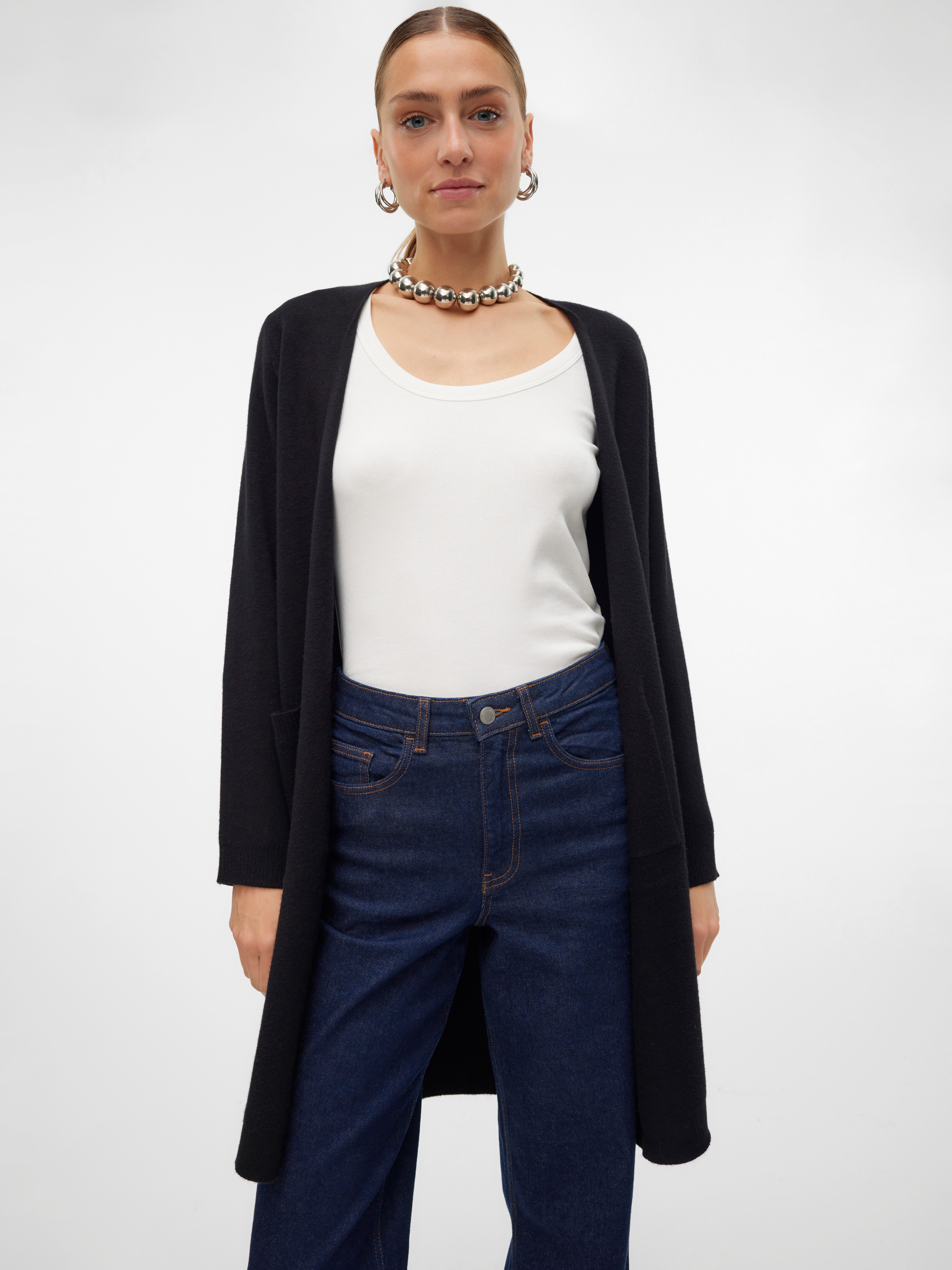 Vero Moda Longstrickjacke VMSABA LS POCKET günstig online kaufen