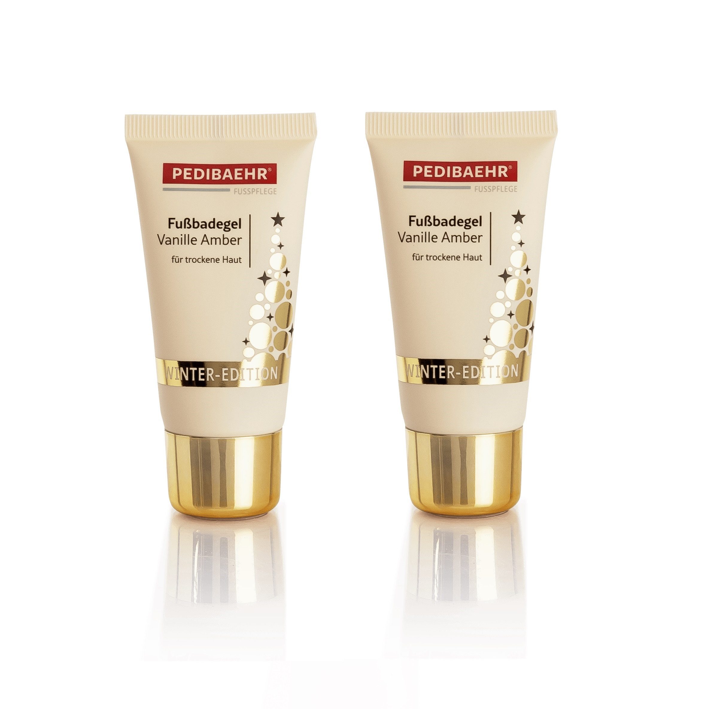 Pedibaehr Fußbad-Zusatz Fußbadegel Vanille Amber Weihnachten Winter Edition