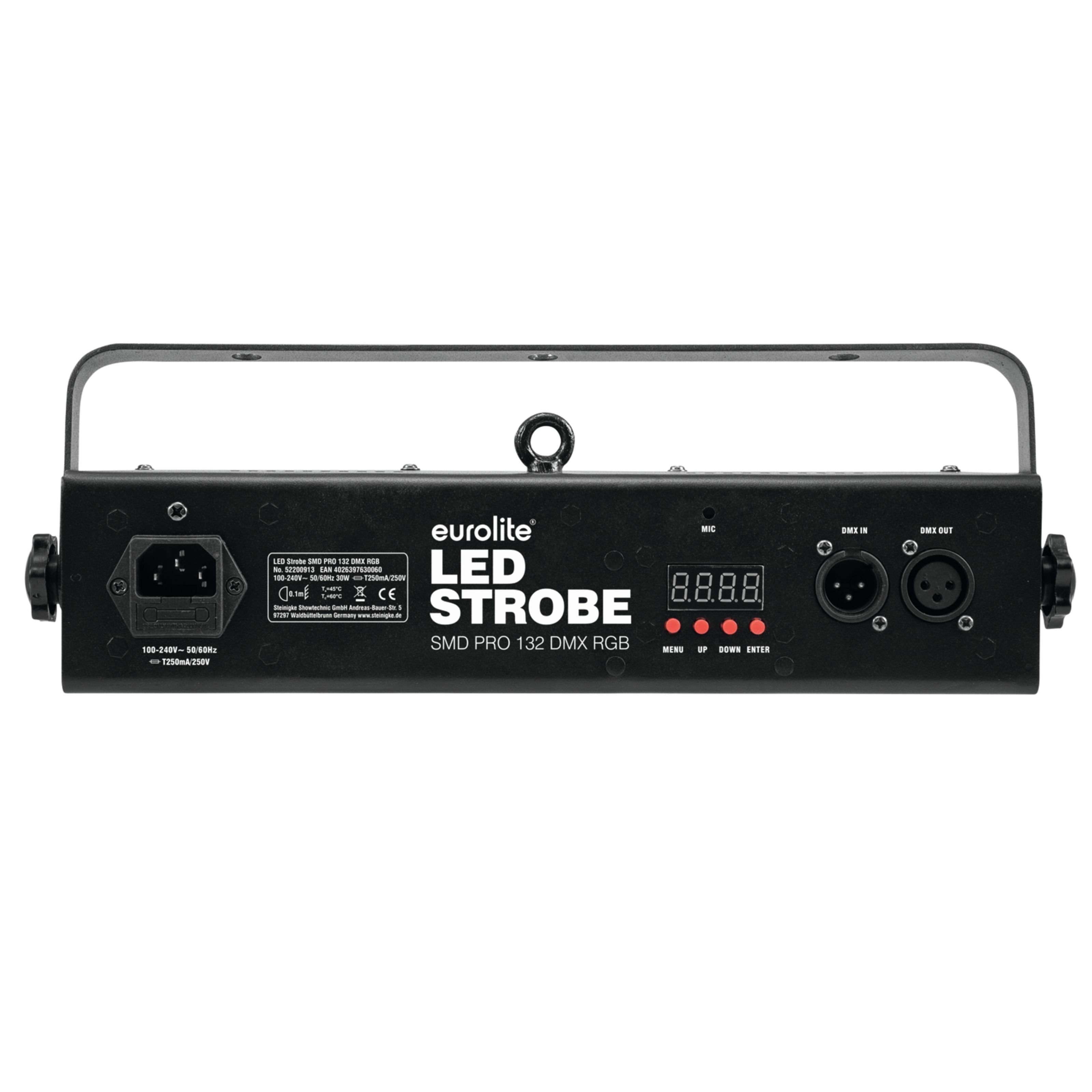 EUROLITE LED Scheinwerfer, LED Strobe SMD PRO 132 DMX RGB - Stroboskop