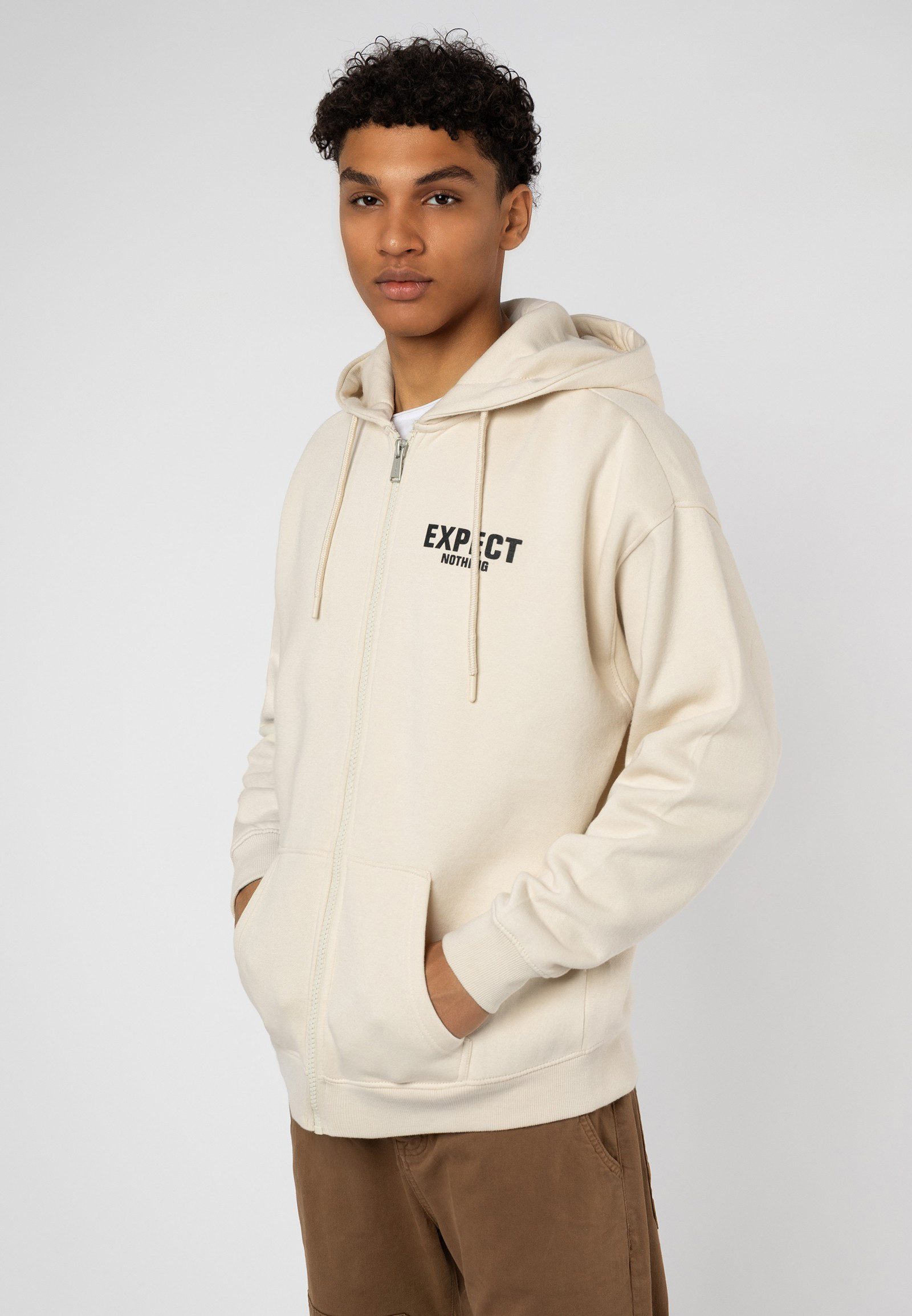 SUBLEVEL Kapuzensweatjacke Sweatjacke Backprint Hoodie, Kapuzenpullover, günstig online kaufen