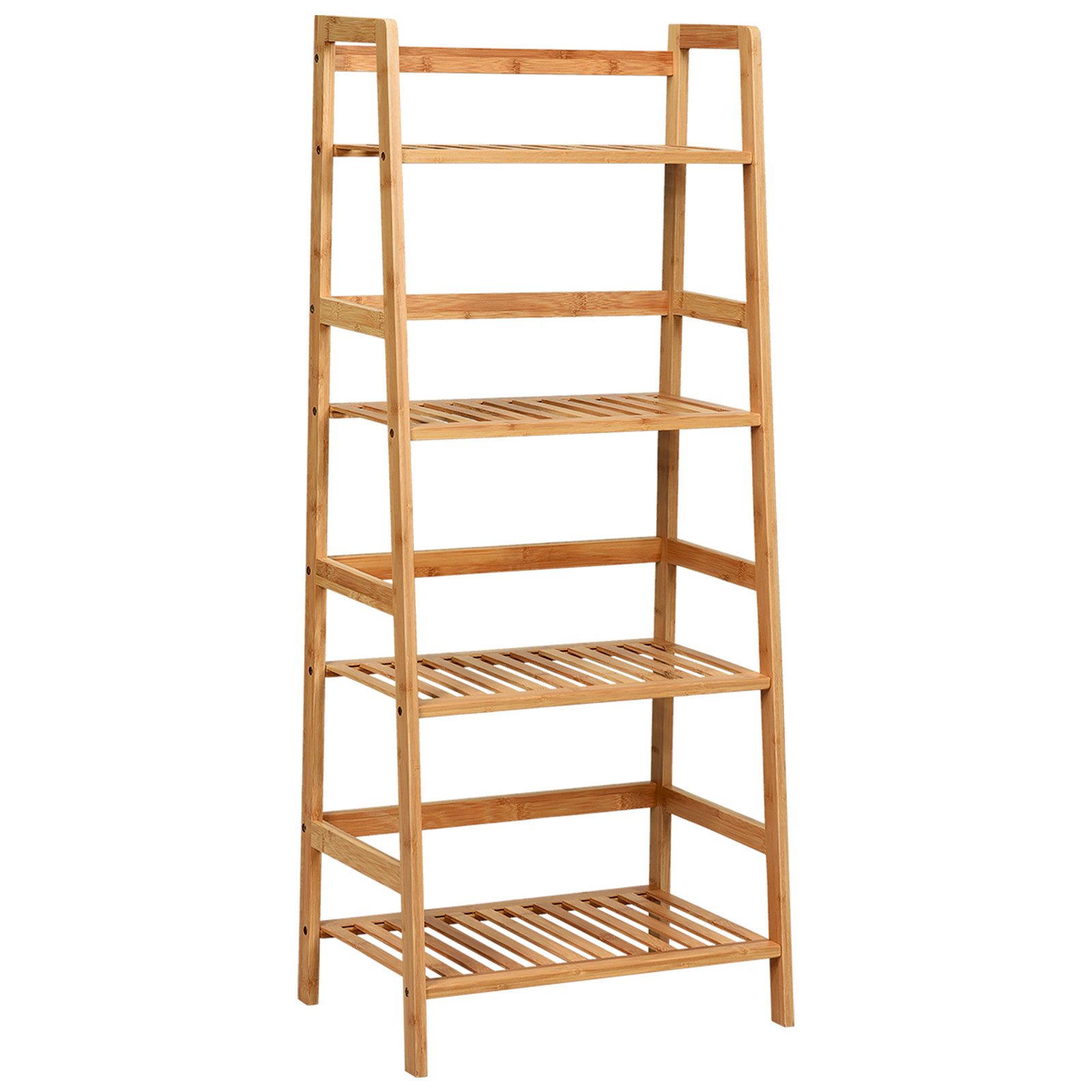 COSTWAY Standregal 4 Etagen Bücherregal, Pflanzenregal, günstig online kaufen
