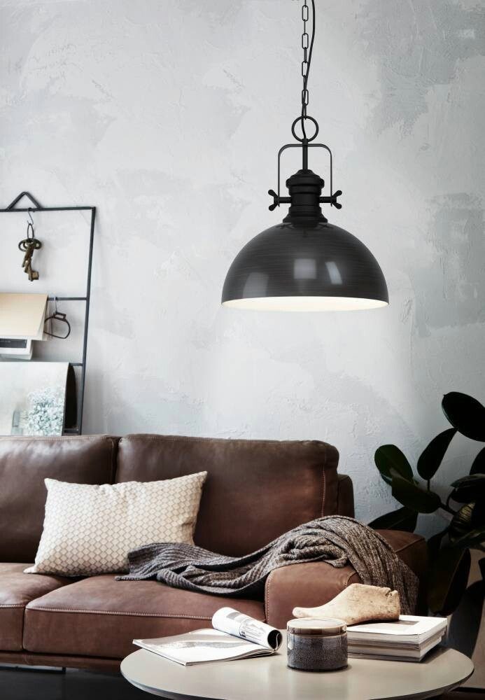 EGLO Pendelleuchte "COMBWICH" Stahl, rund, 60W, günstig online kaufen
