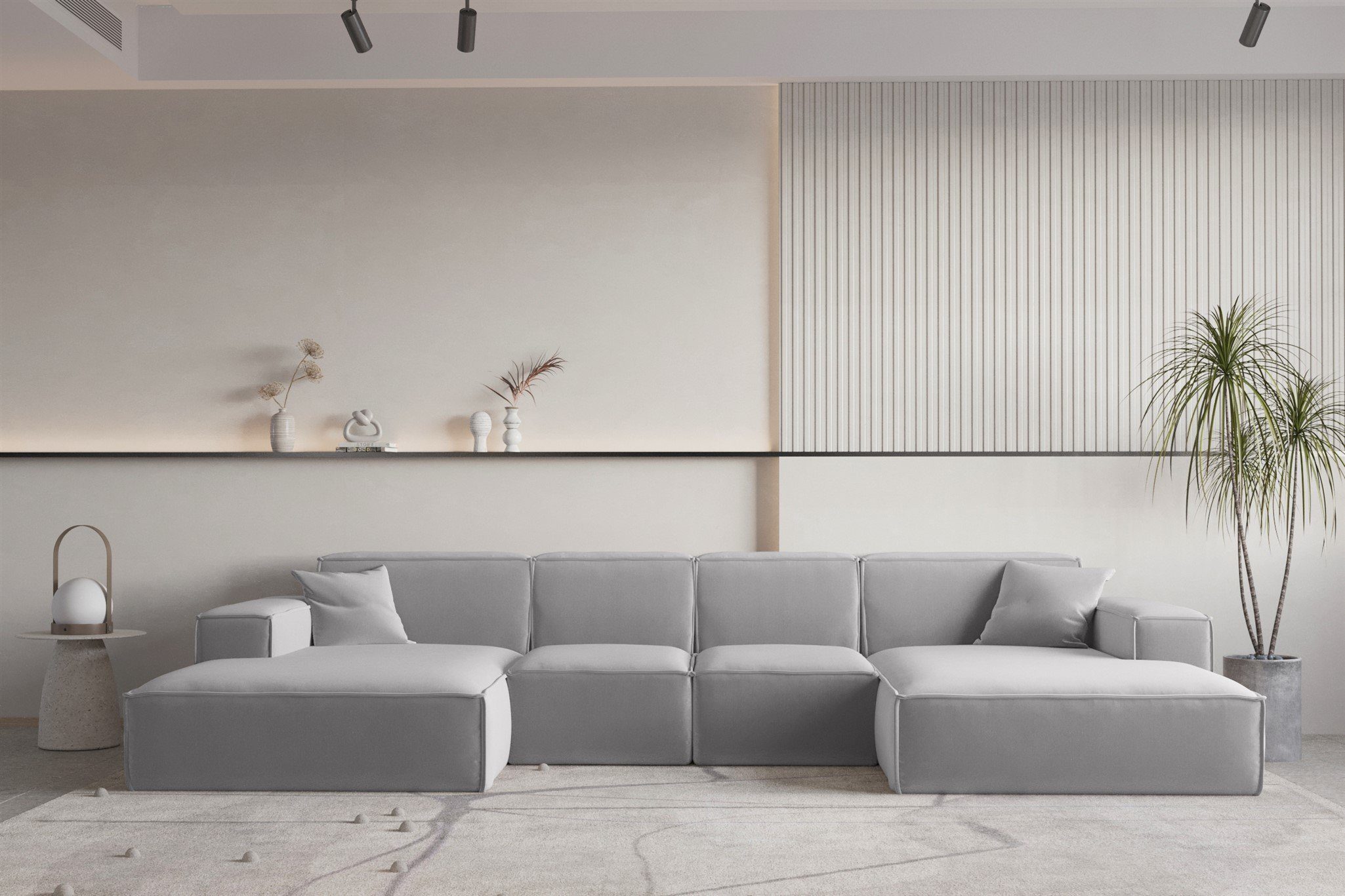 Fun Möbel Wohnlandschaft U-Form CELES PREMIUM günstig online kaufen