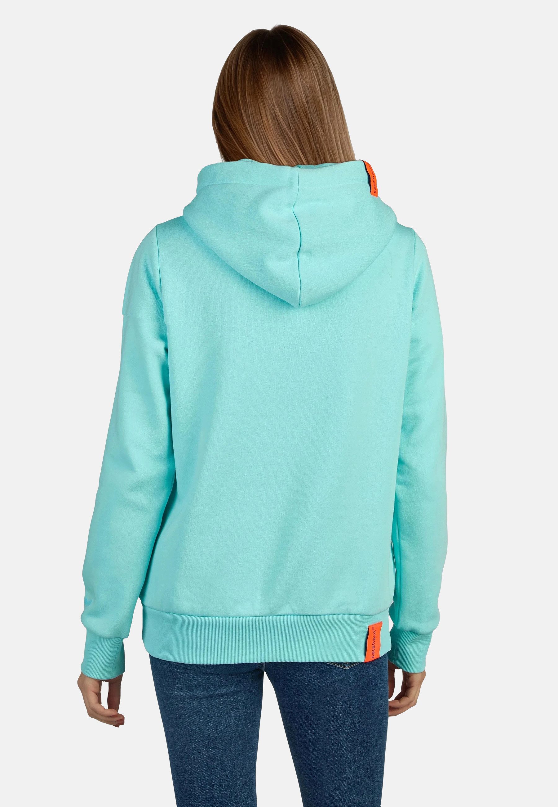 salzhaut Hoodie SÜNN Damen Tailliert salzhaut Kapuzenpullover – bequemer Fit und nordisch klares Design – Bild 5 von 5