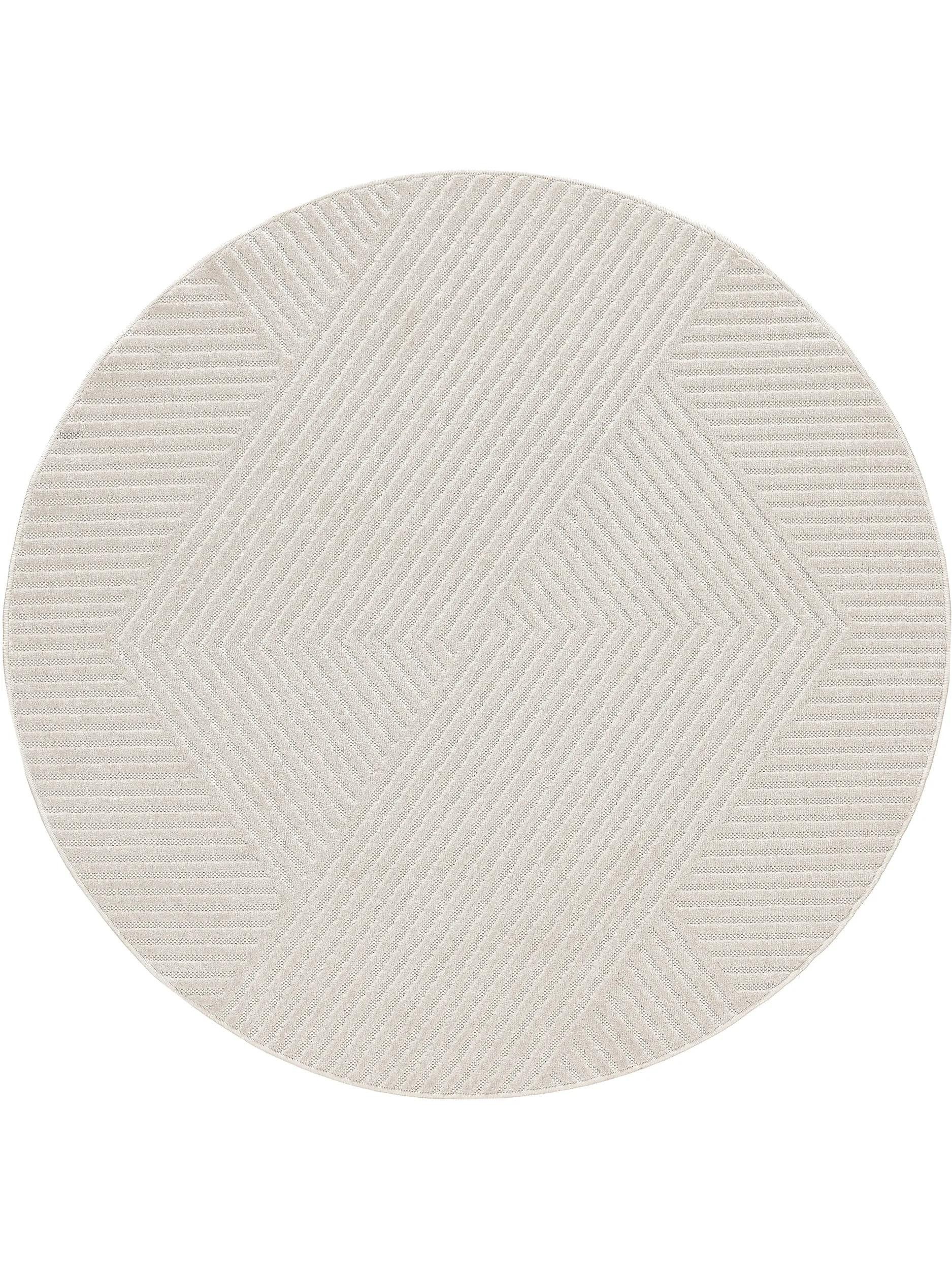 benuta Outdoorteppich Mars, rund, Höhe: 6 mm, Outdoor Teppich, Wetterfest, Balkon, Garten, Terrasse, Küche