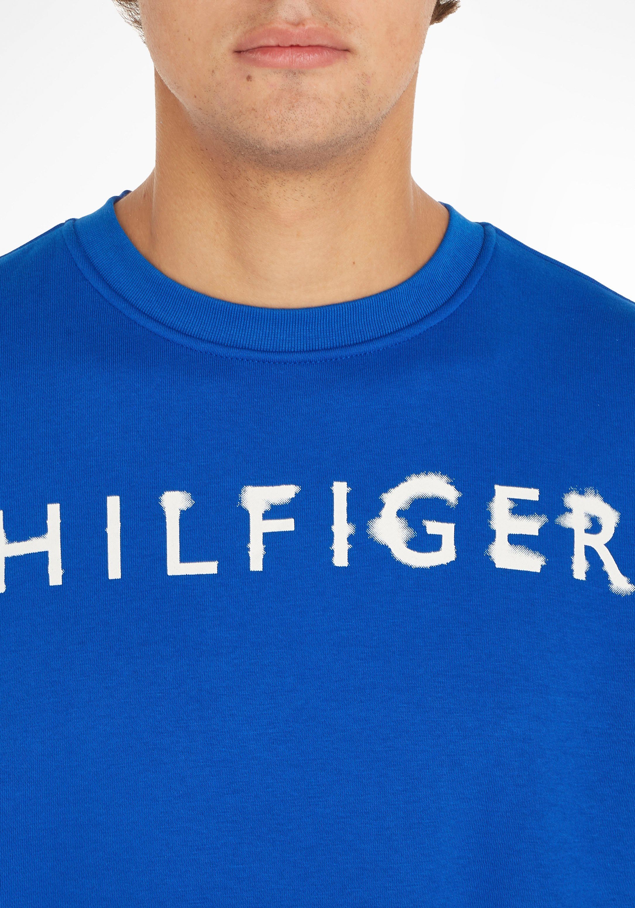 Ultra HILFIGER INK Sweatshirt Blue Tommy CREWNECK Hilfiger