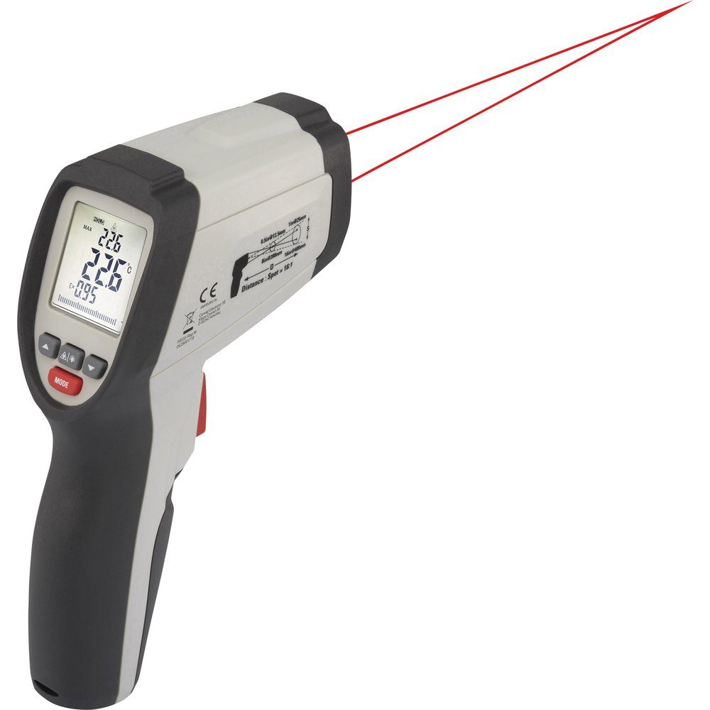 VOLTCRAFT Infrarot-Thermometer VOLTCRAFT IR 650-16D Infrarot-Thermometer Optik 16:1 -40 - 650 °C Py