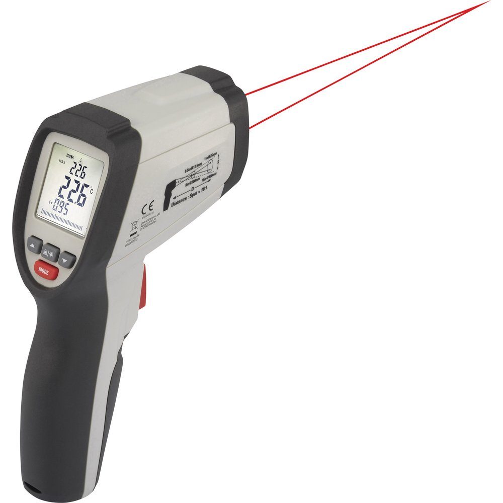 Infrarot-Thermometer VOLTCRAFT IR 650-16D Infrarot-Thermometer Optik 16:1 -40 - 650 °C Py