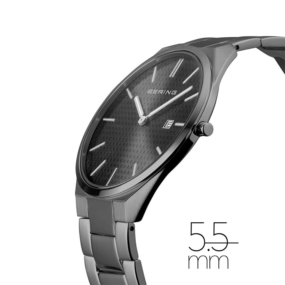 Bering Quarzuhr Bering Ultra Slim grau günstig online kaufen
