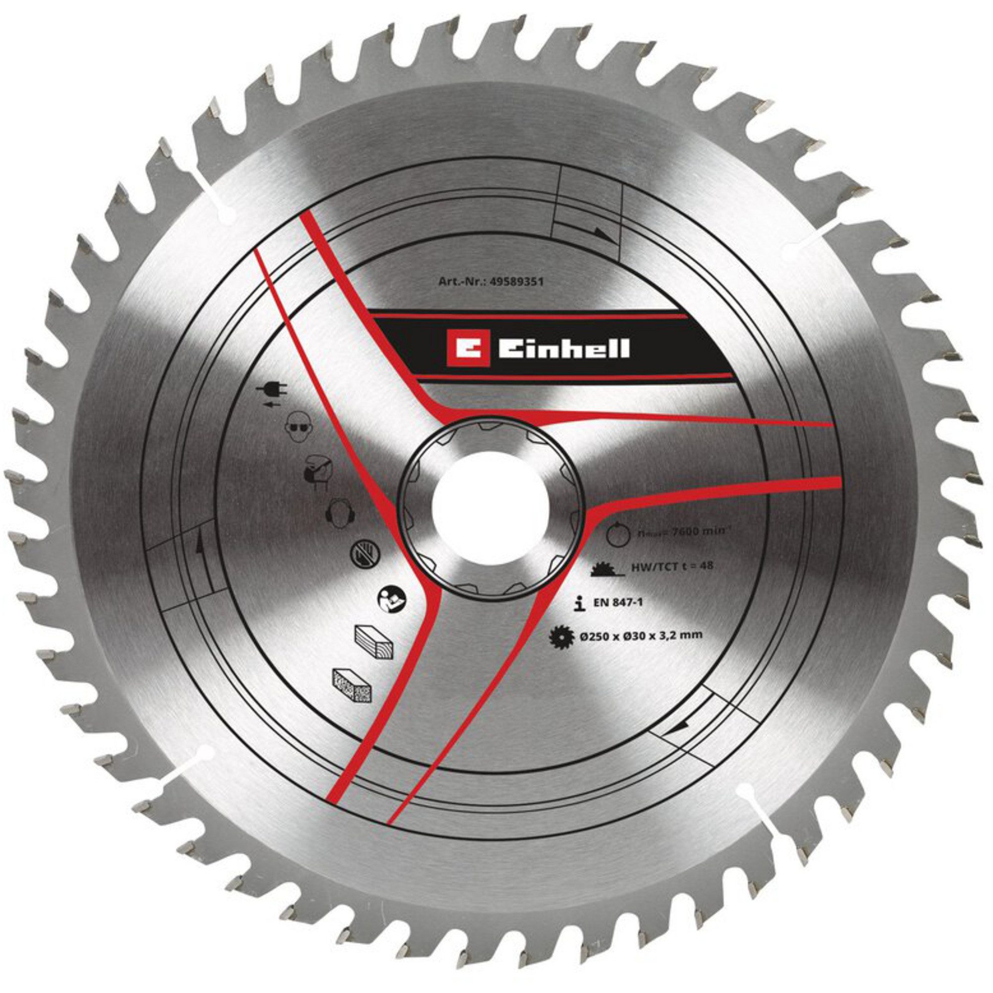 Einhell Sägeblatt EINHELL Kreissägeblatt HM, Ø 250 x 30mm, 3,2mm